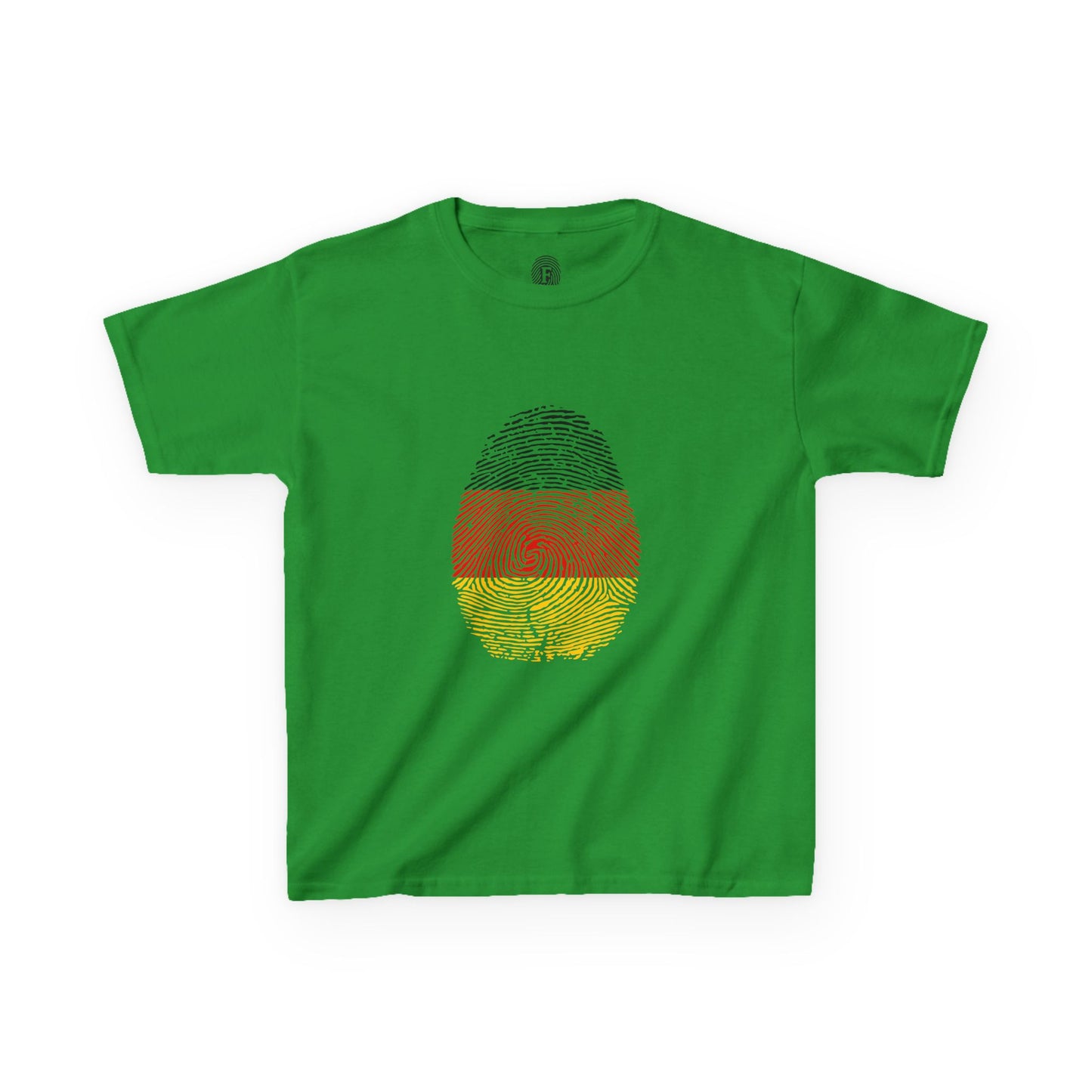 GERMANY Fingerprint flag Soccer World Cup Fan T-Shirt (KIDS - UNISEX)