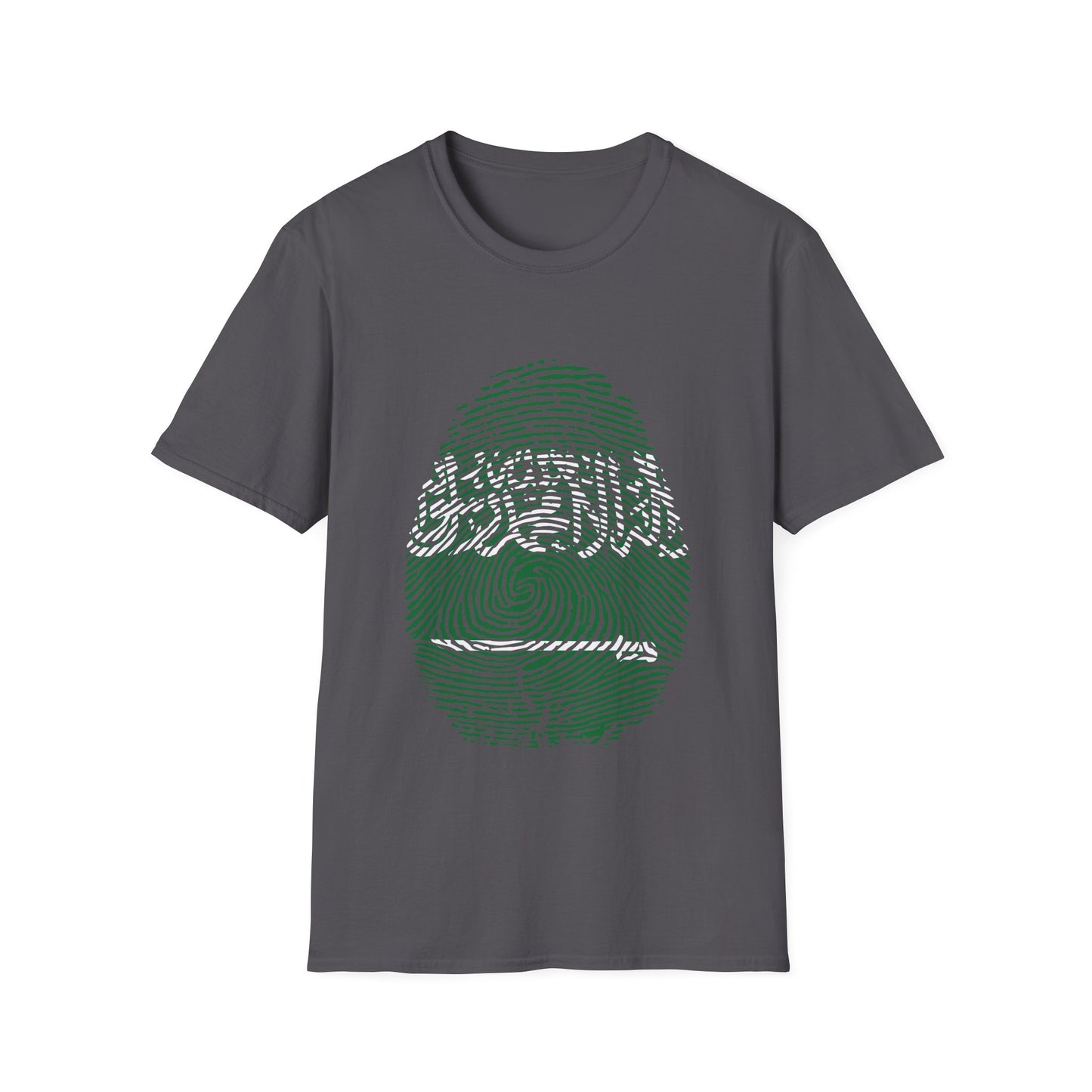 SAUDI ARABIA Fingerprint flag Soccer World Cup Fan T-Shirt (WOMEN)
