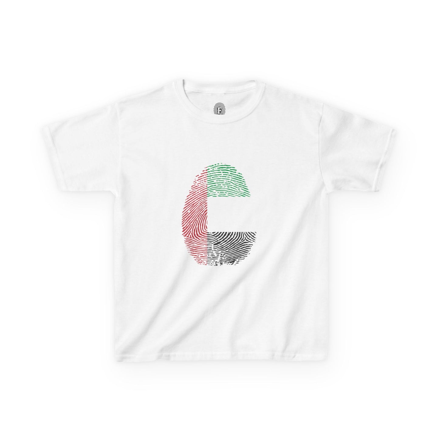UAE Fingerprint flag Soccer World Cup Fan T-Shirt (KIDS - UNISEX)