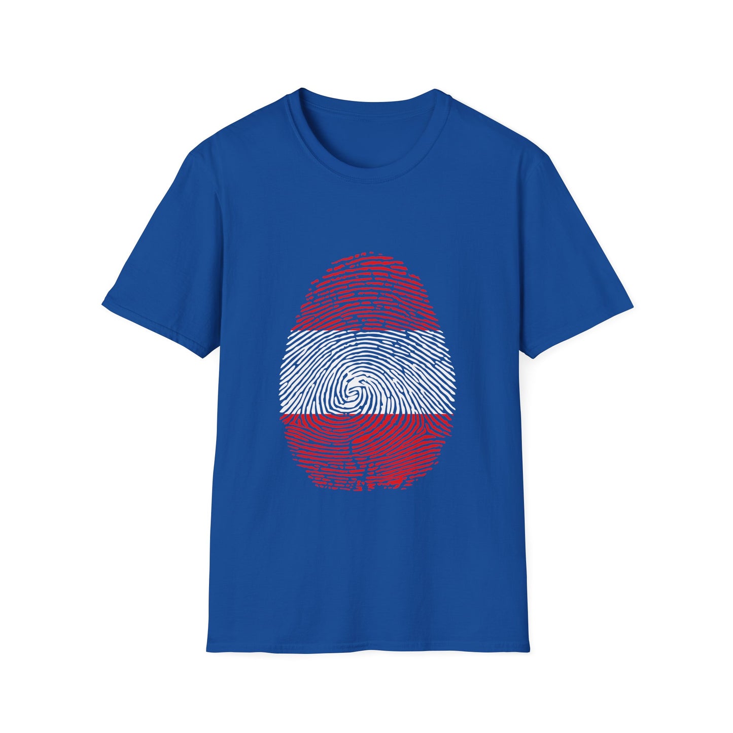 AUSTRIA Fingerprint flag Soccer World Cup Fan T-Shirt (WOMEN)