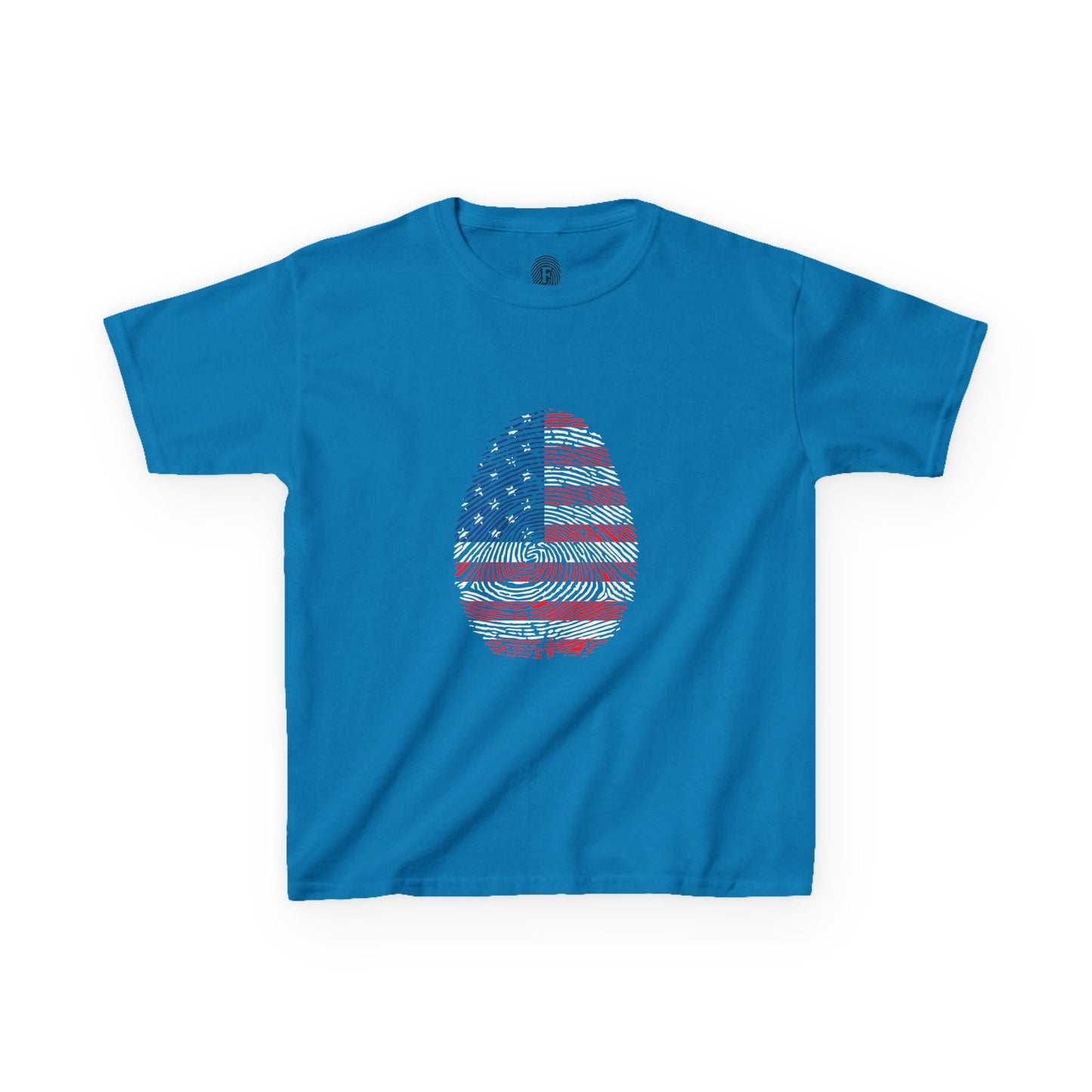 USA Fingerprint flag Soccer World Cup Fan T-Shirt (KIDS - UNISEX)