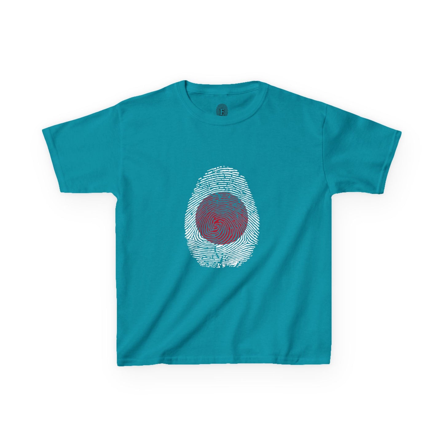 JAPAN Fingerprint flag Soccer World Cup Fan T-Shirt (KIDS - UNISEX)