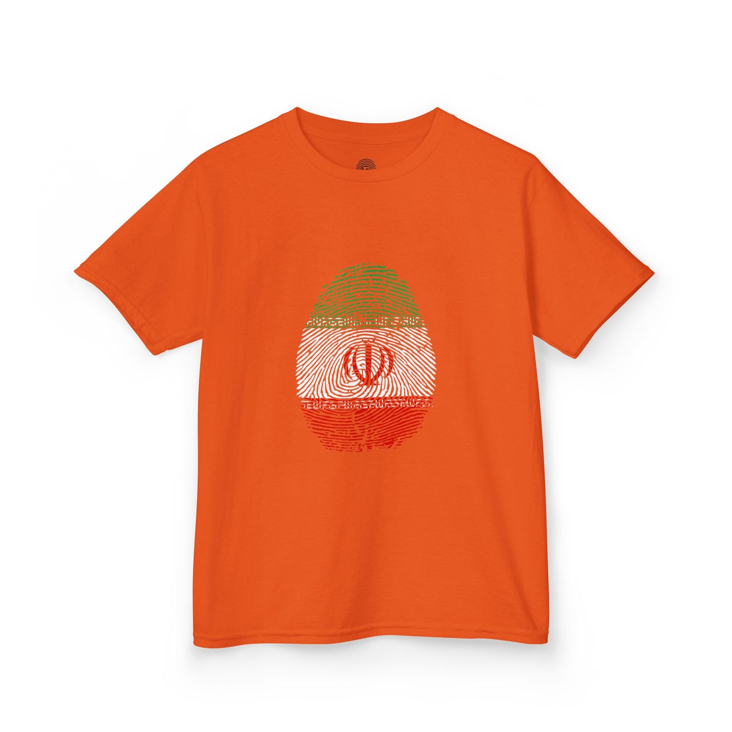 IRAN (I.R) Fingerprint flag Soccer World Cup Fan T-Shirt (KIDS - UNISEX)