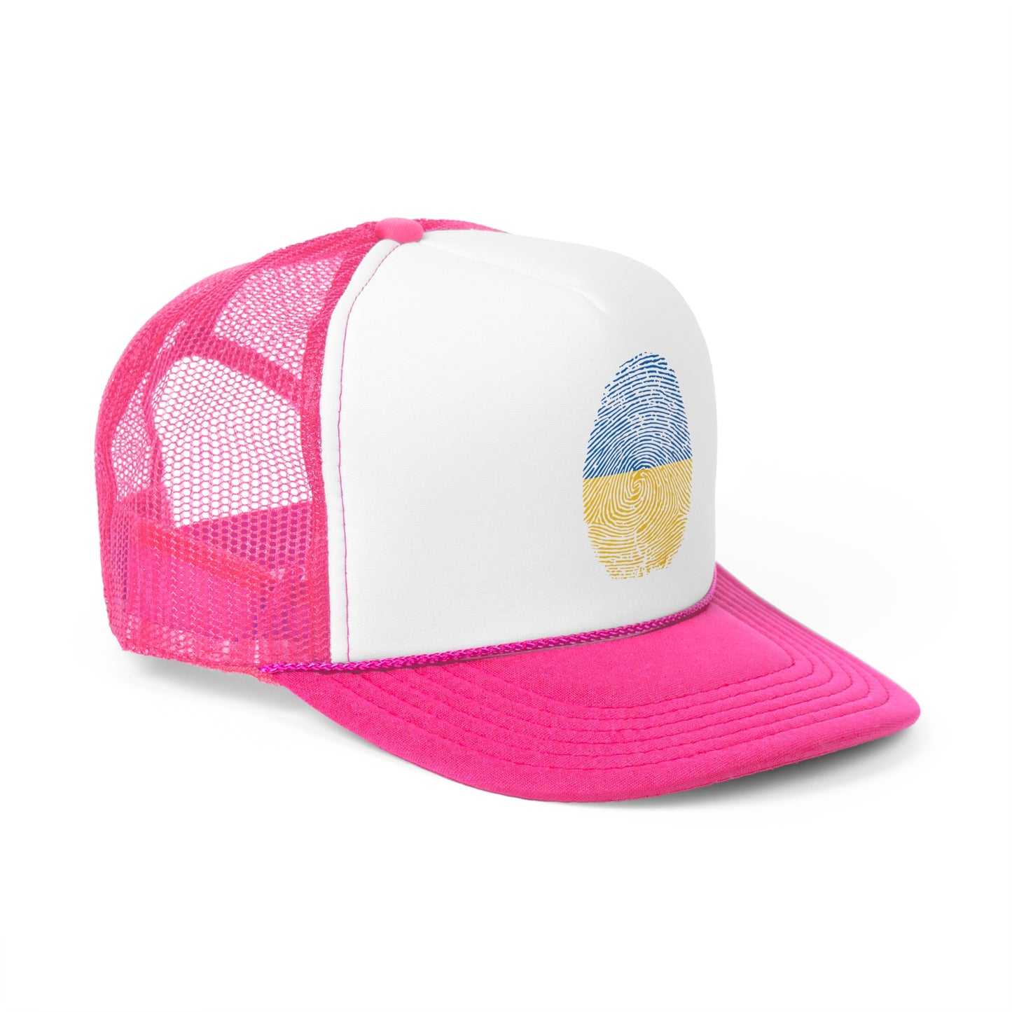 UKRAINE Fingerprint flag Soccer World Cup Fan Hat (UNISEX)