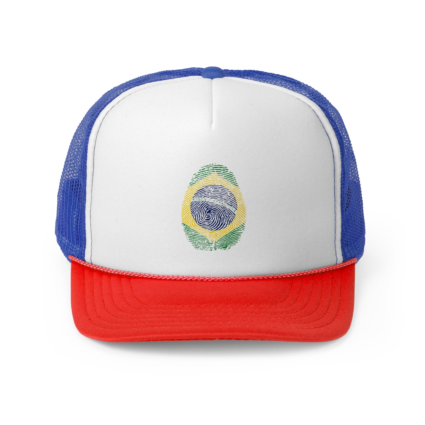 BRAZIL Fingerprint flag Soccer World Cup Fan Hat (UNISEX)