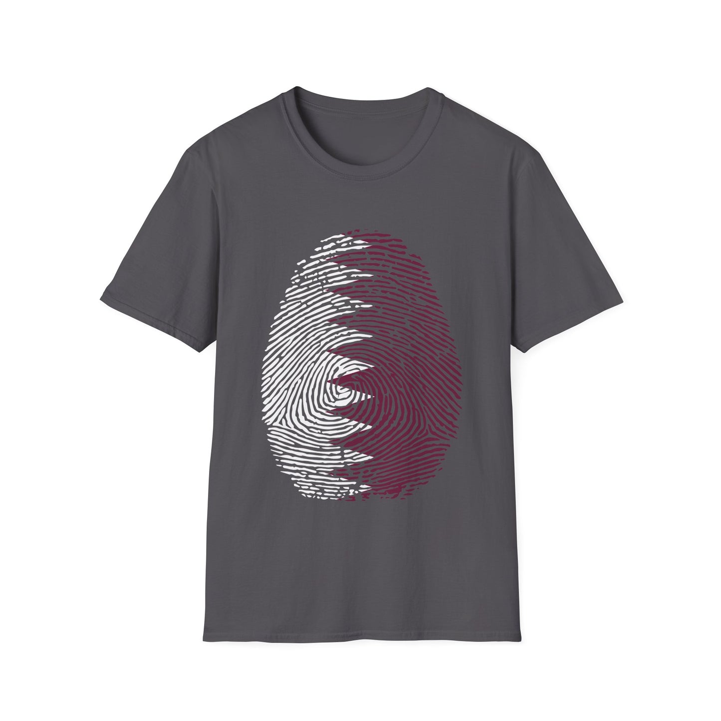 QATAR Fingerprint flag Soccer World Cup Fan T-Shirt (WOMEN)