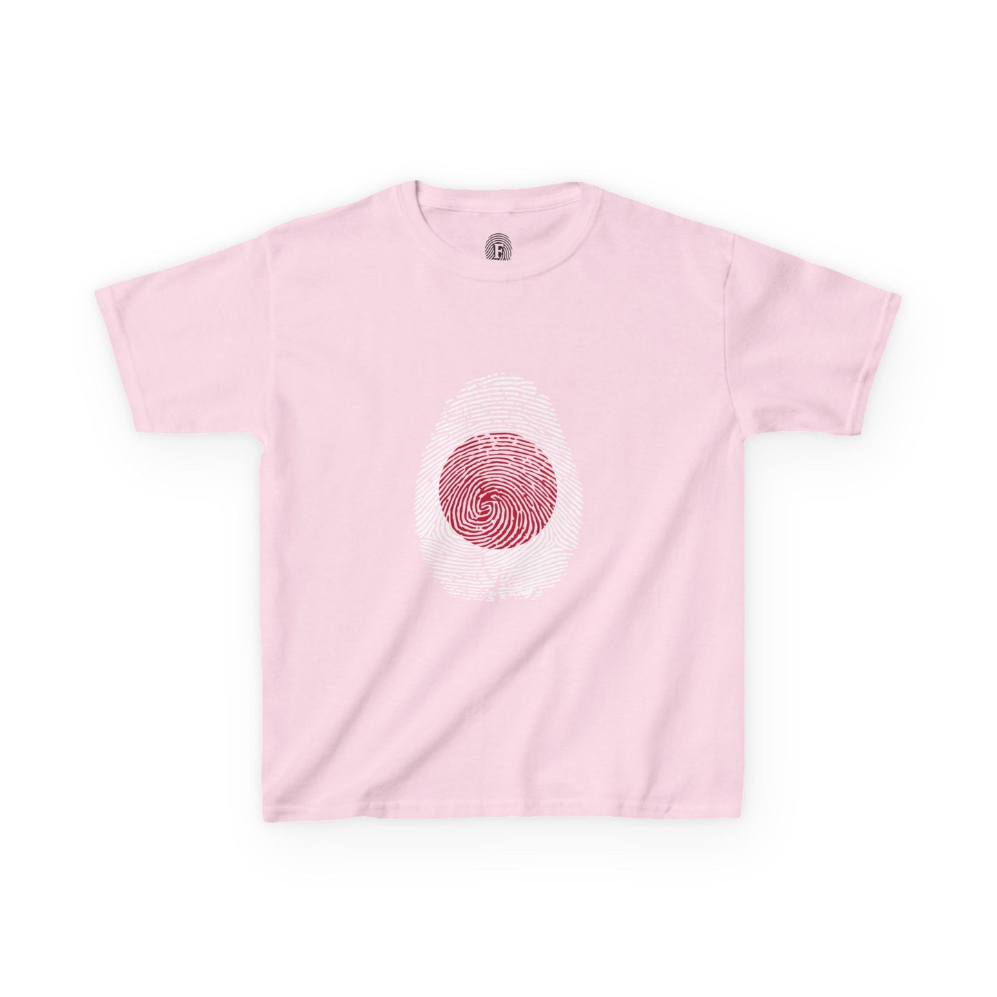 JAPAN Fingerprint flag Soccer World Cup Fan T-Shirt (KIDS - UNISEX)