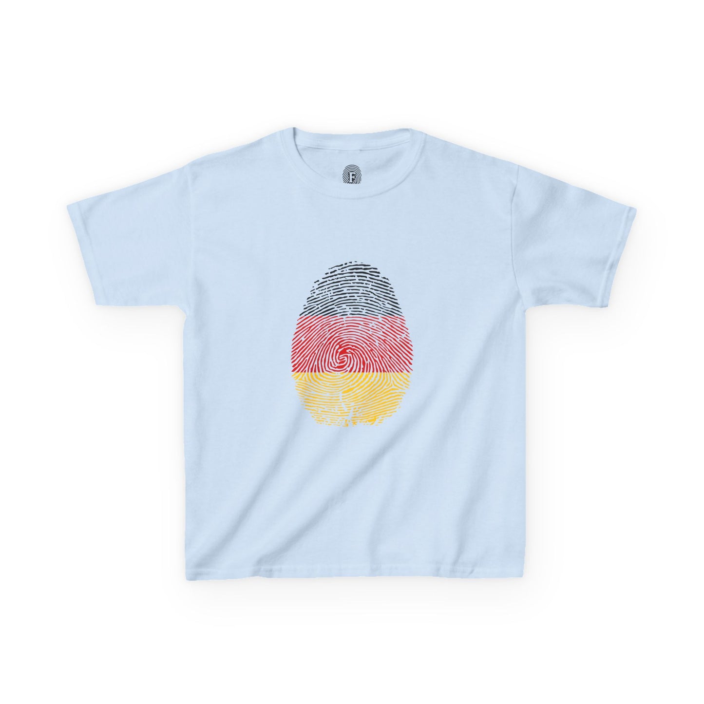 GERMANY Fingerprint flag Soccer World Cup Fan T-Shirt (KIDS - UNISEX)
