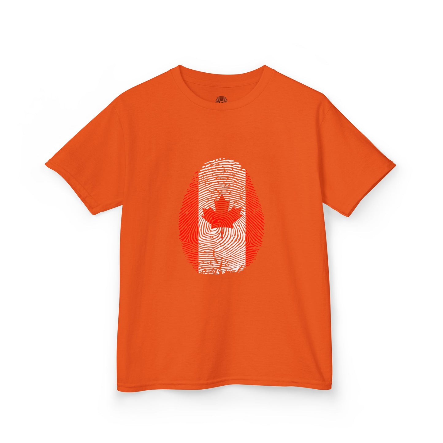 CANADA Fingerprint flag Soccer World Cup Fan T-Shirt (KIDS - UNISEX)