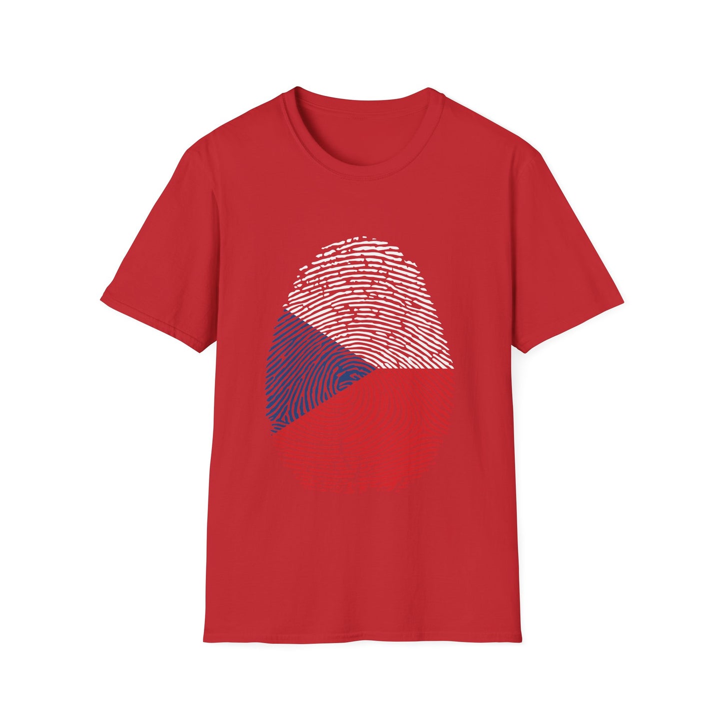 CZECHIA Fingerprint flag Soccer World Cup Fan T-Shirt (WOMEN)