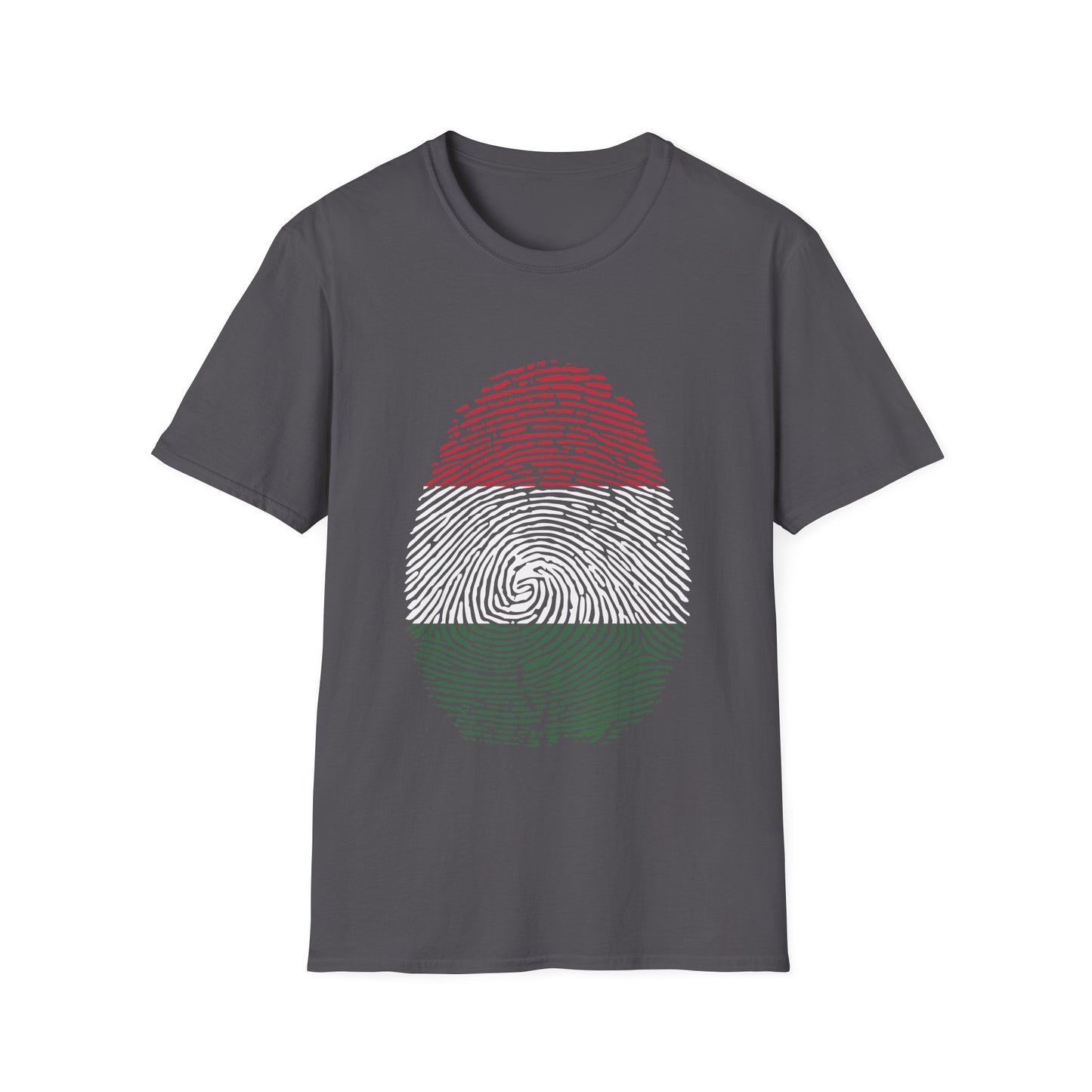 HUNGARY Fingerprint flag Soccer World Cup Fan T-Shirt (WOMEN)