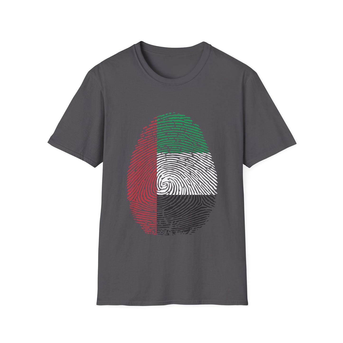 UAE Fingerprint flag Soccer World Cup Fan T-Shirt (WOMEN)