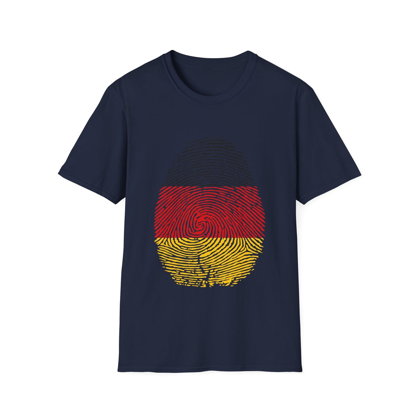 GERMANY Fingerprint flag Soccer World Cup Fan T-Shirt (WOMEN)