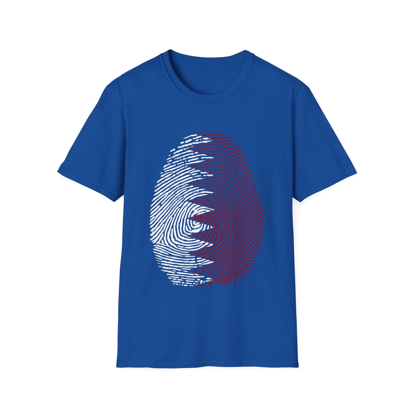 QATAR Fingerprint flag Soccer World Cup Fan T-Shirt (WOMEN)
