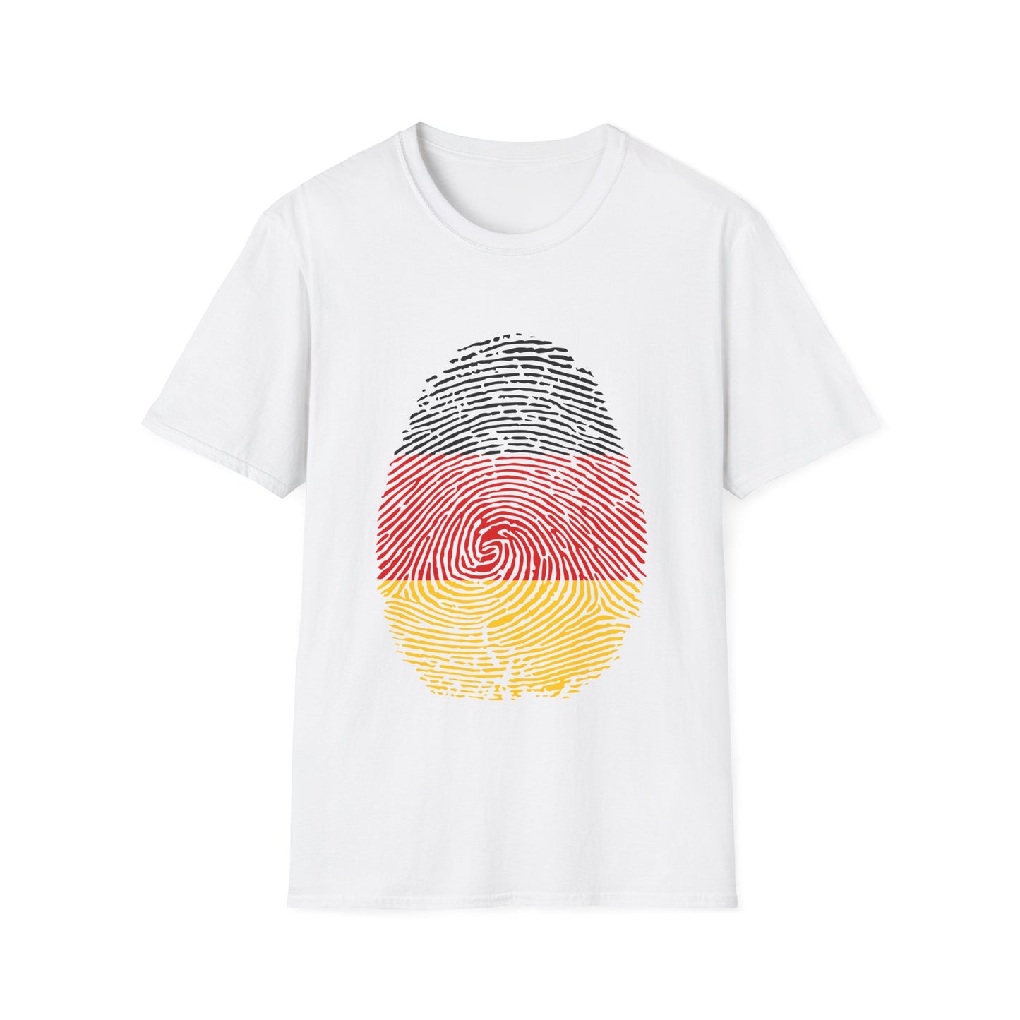 GERMANY Fingerprint flag Soccer World Cup Fan T-Shirt (WOMEN)