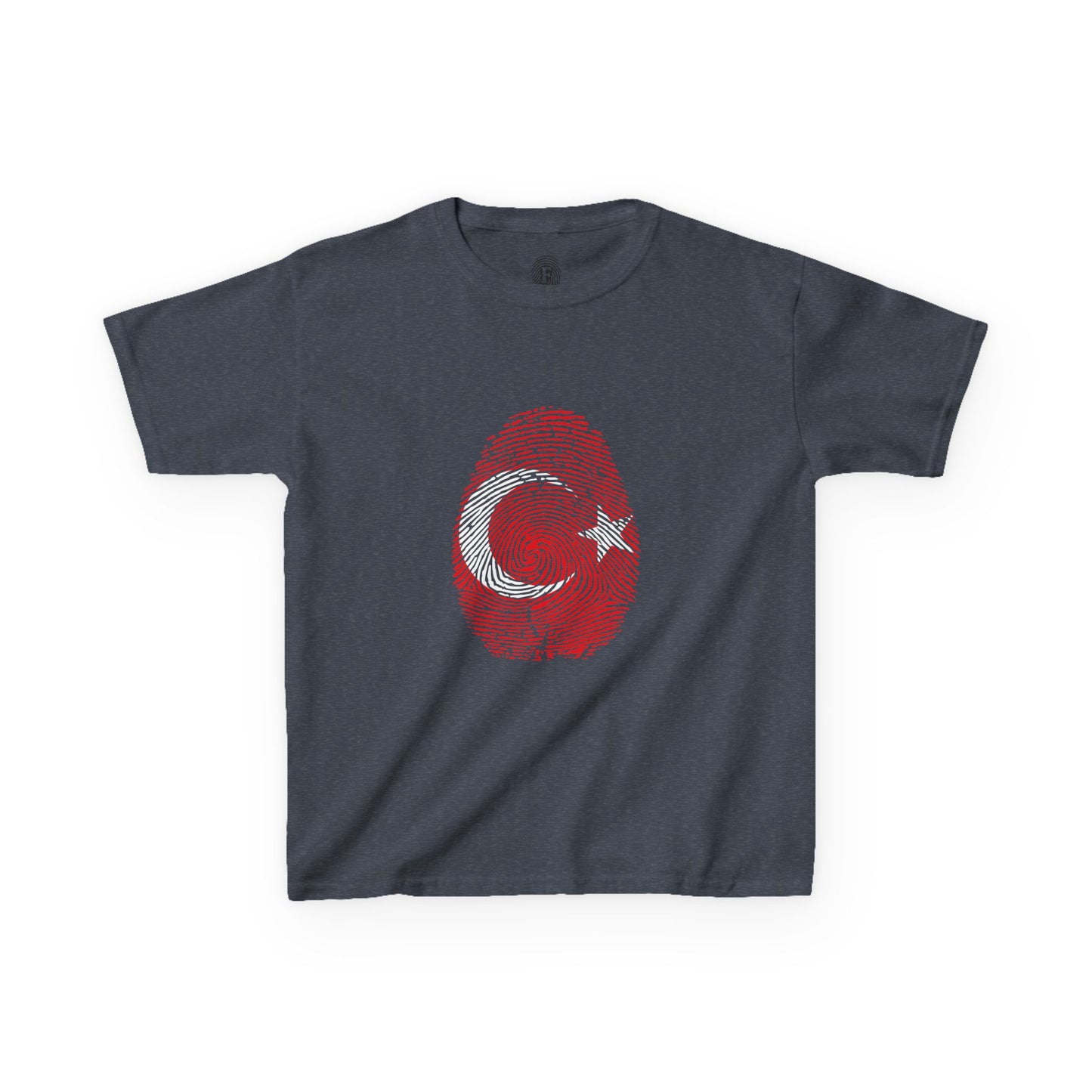 TURKIYE Fingerprint flag Soccer World Cup Fan T-Shirt (KIDS - UNISEX)