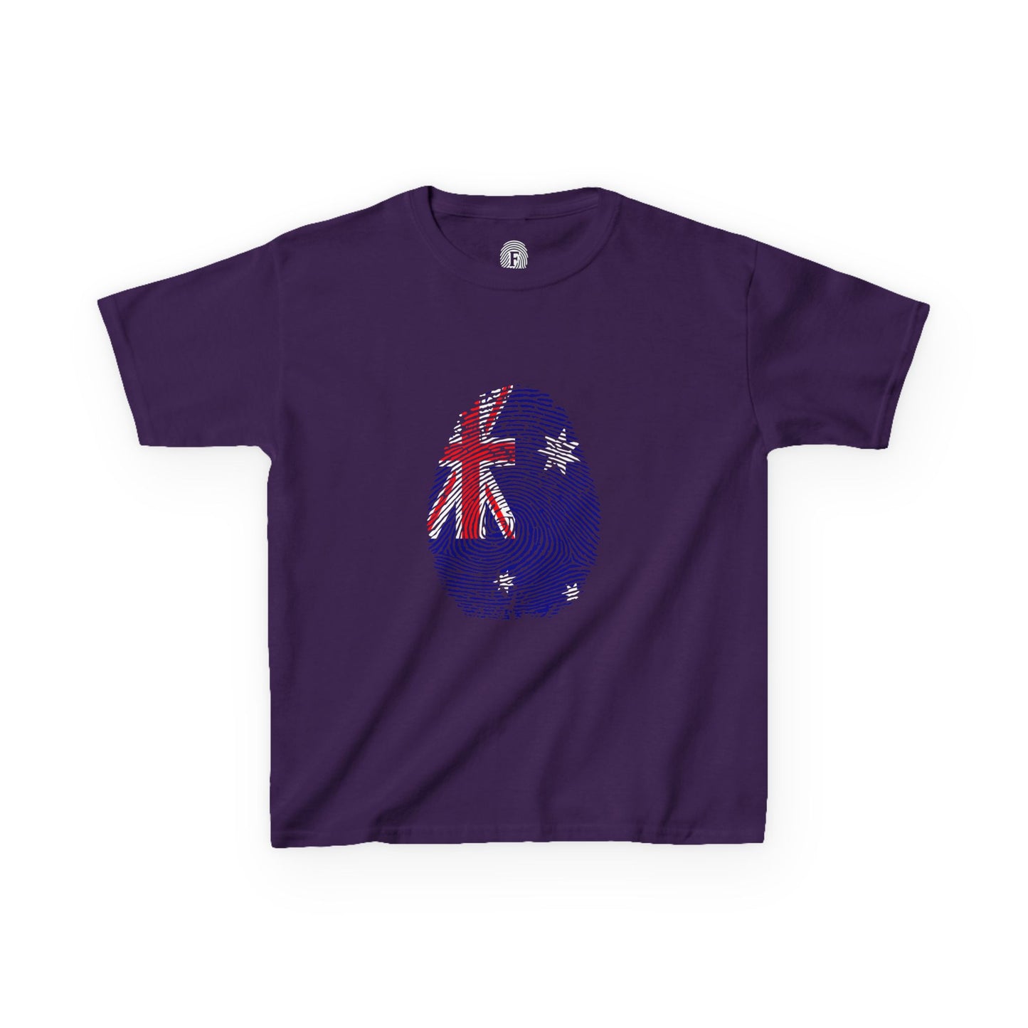 AUSTRALIA Fingerprint flag Soccer World Cup Fan T-Shirt (KIDS - UNISEX)