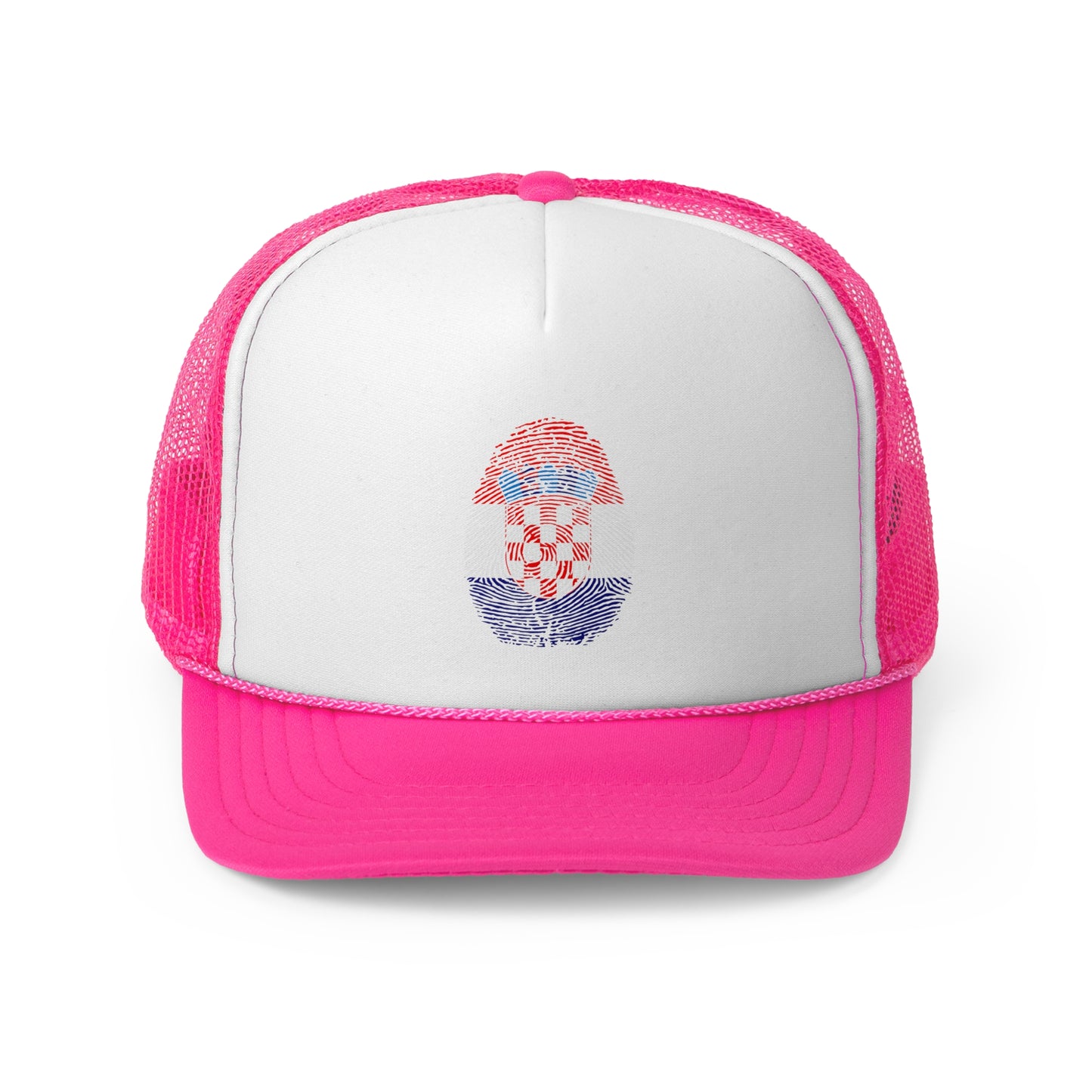 CROATIA Fingerprint flag Soccer World Cup Fan Hat (UNISEX)