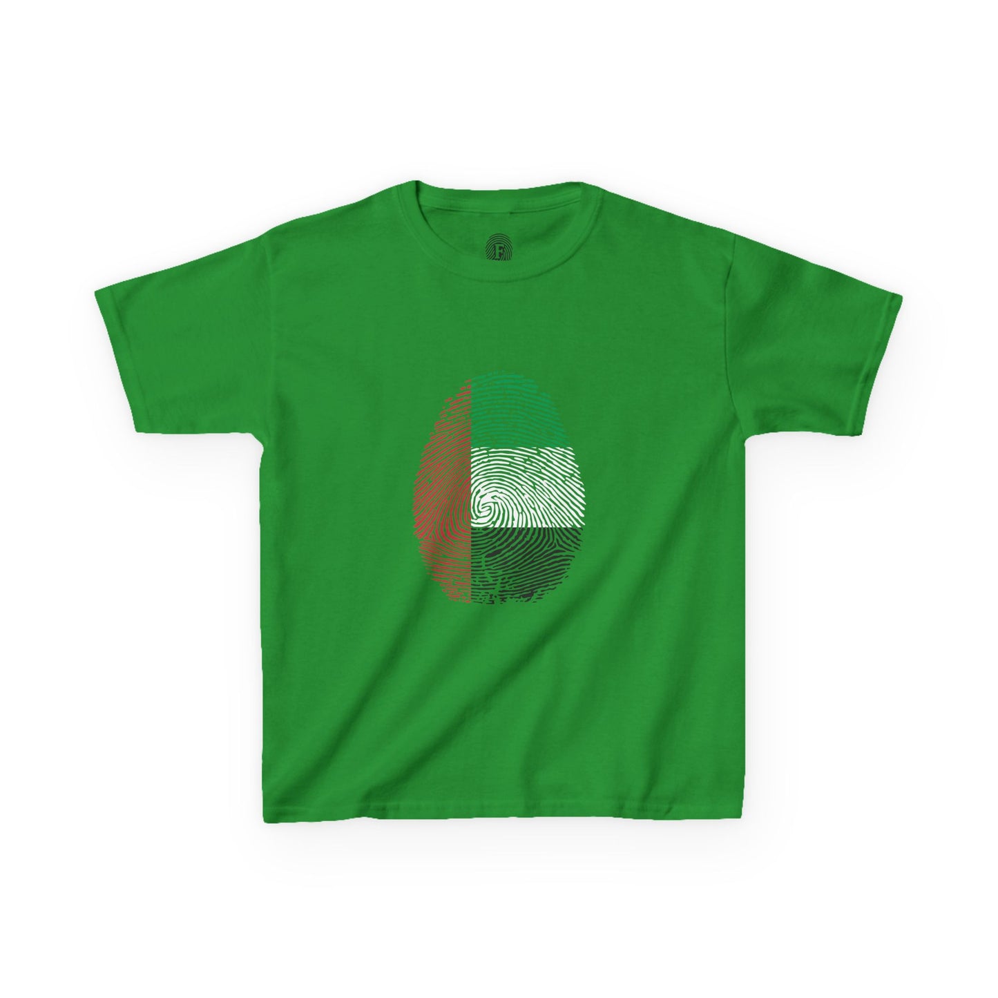 UAE Fingerprint flag Soccer World Cup Fan T-Shirt (KIDS - UNISEX)