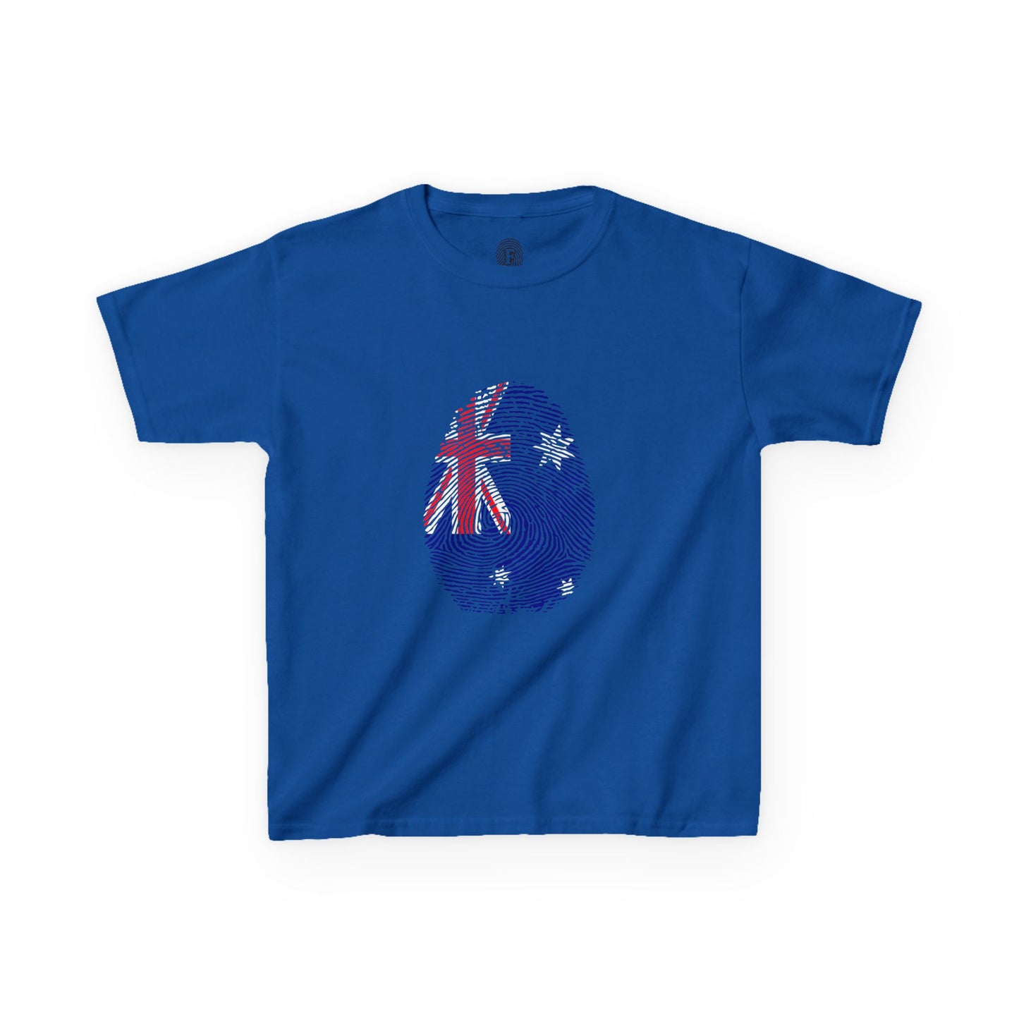 AUSTRALIA Fingerprint flag Soccer World Cup Fan T-Shirt (KIDS - UNISEX)
