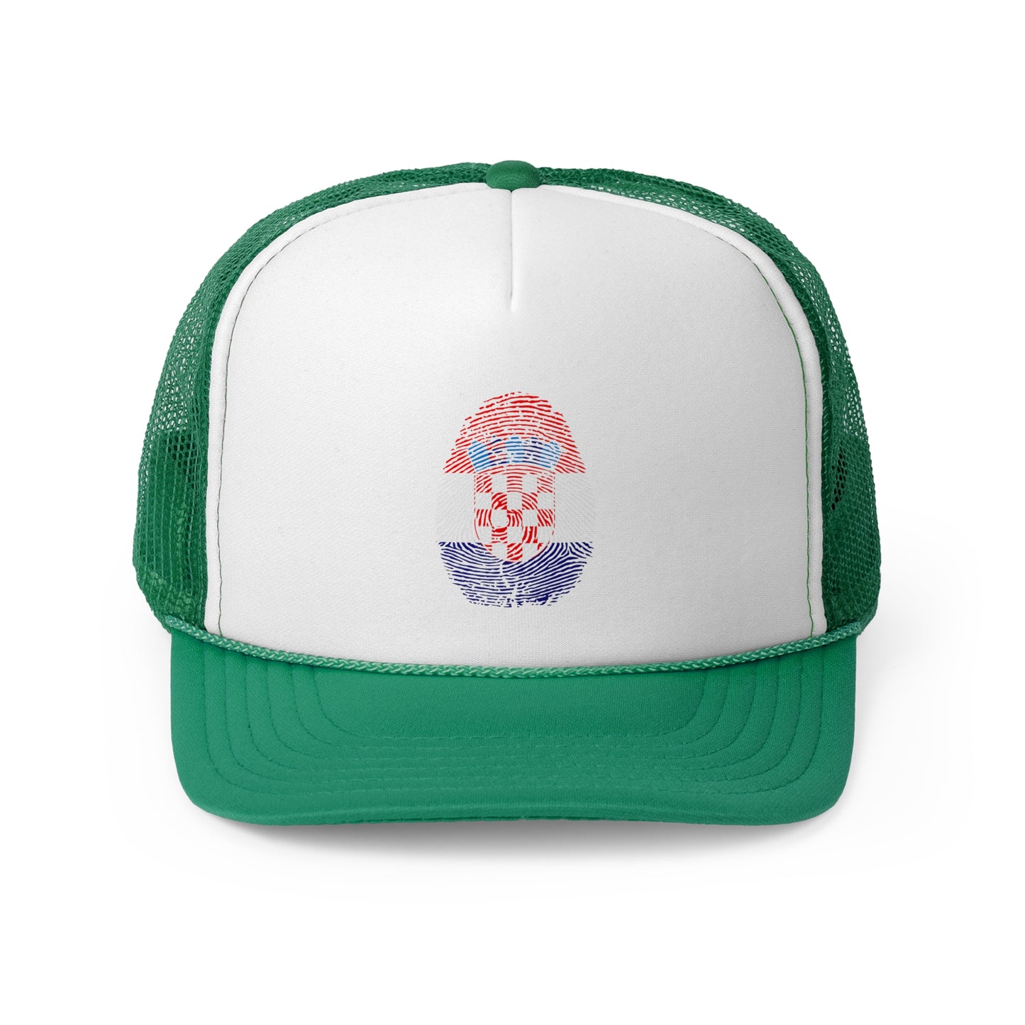 CROATIA Fingerprint flag Soccer World Cup Fan Hat (UNISEX)