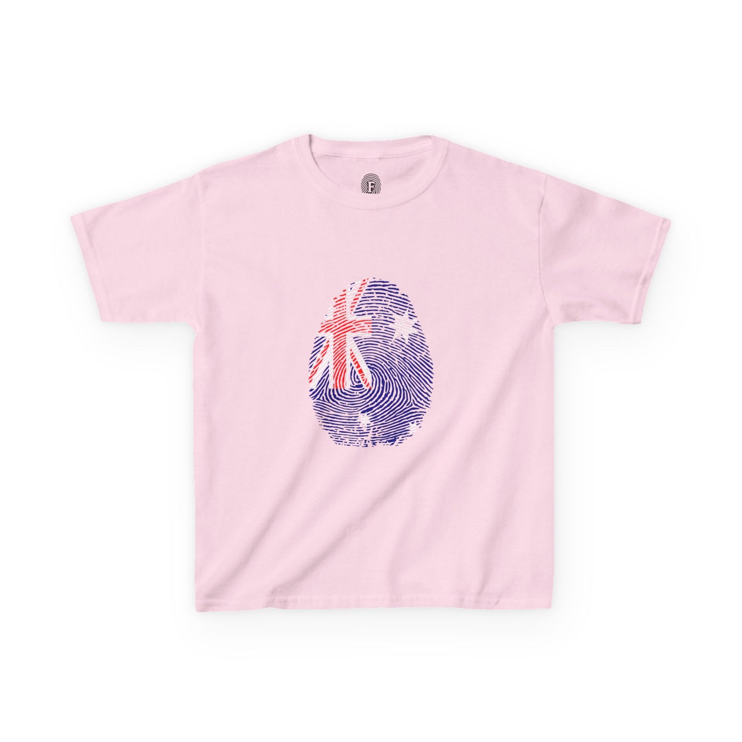 AUSTRALIA Fingerprint flag Soccer World Cup Fan T-Shirt (KIDS - UNISEX)