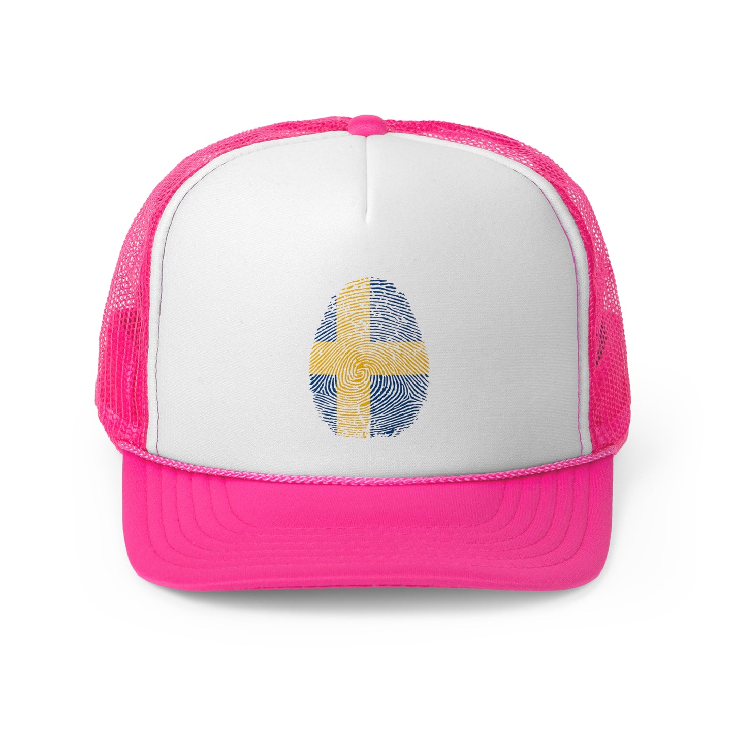 SWEEDEN Fingerprint flag Soccer World Cup Fan Hat (UNISEX)
