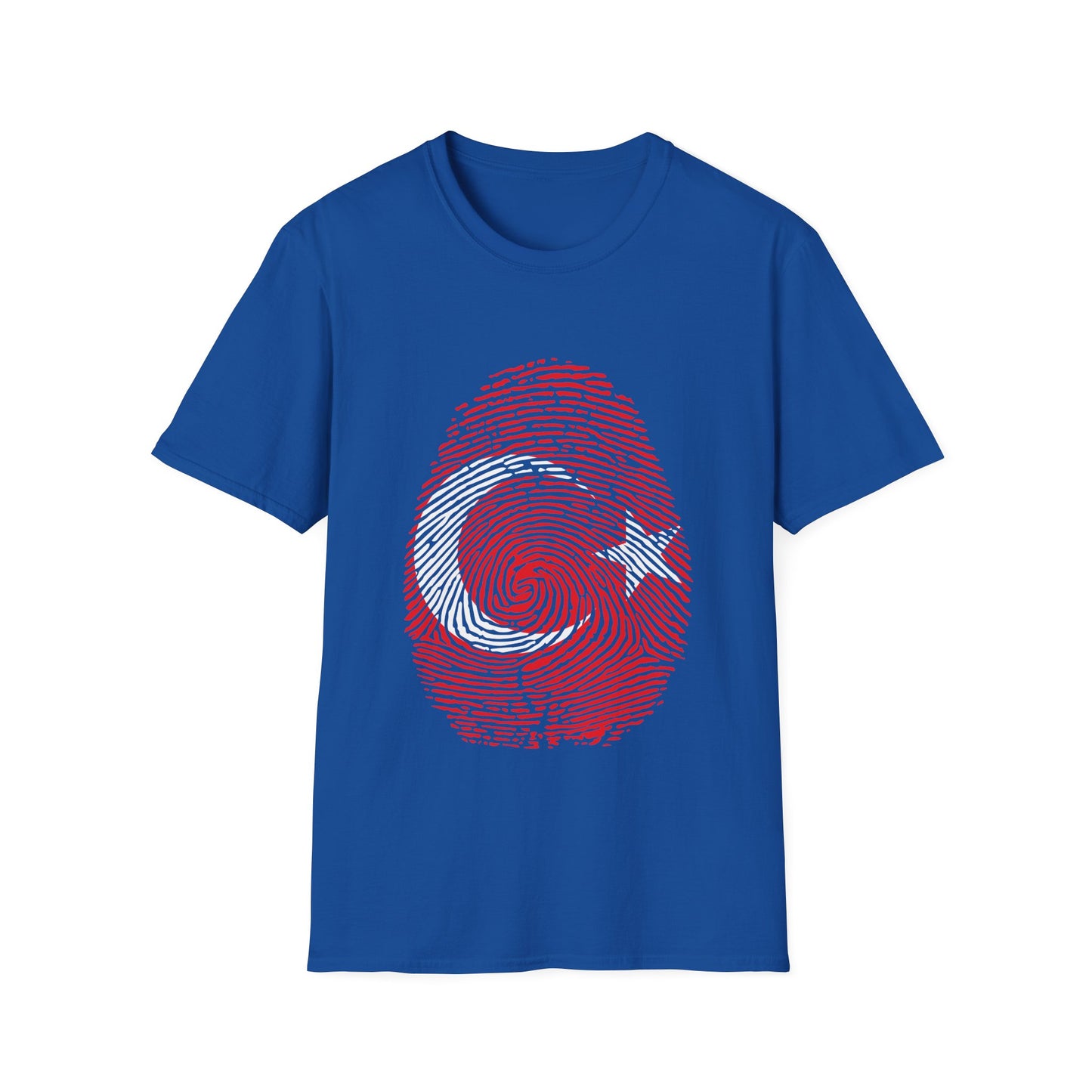 TURKIYE Fingerprint flag Soccer World Cup Fan T-Shirt (WOMEN)