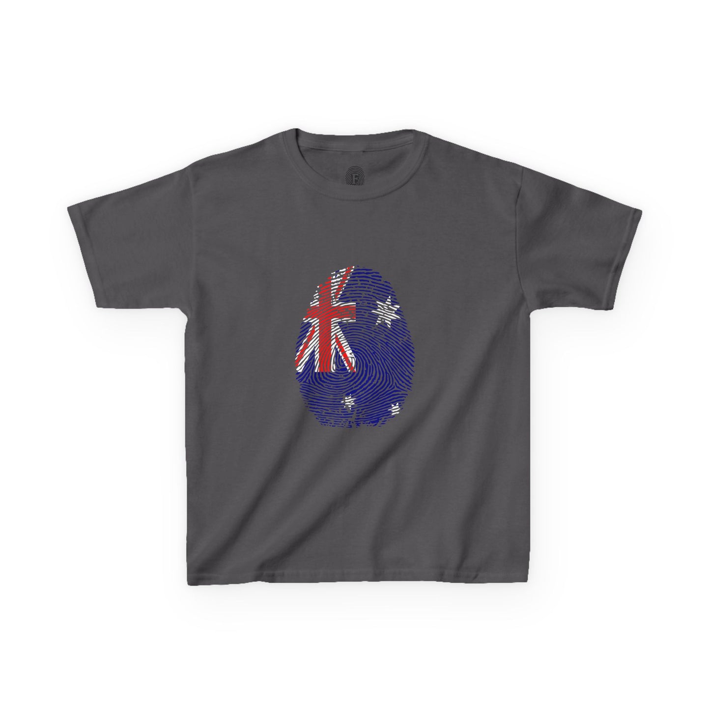 AUSTRALIA Fingerprint flag Soccer World Cup Fan T-Shirt (KIDS - UNISEX)