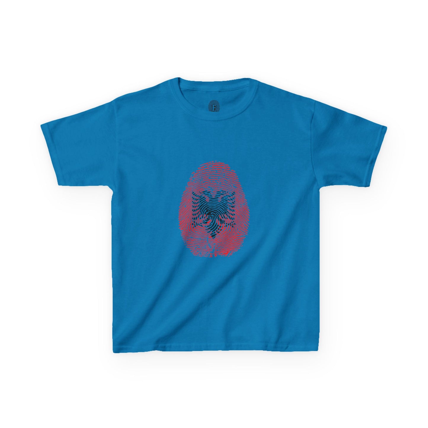 ALBANIA Fingerprint flag Soccer World Cup Fan T-Shirt (KIDS - UNISEX)