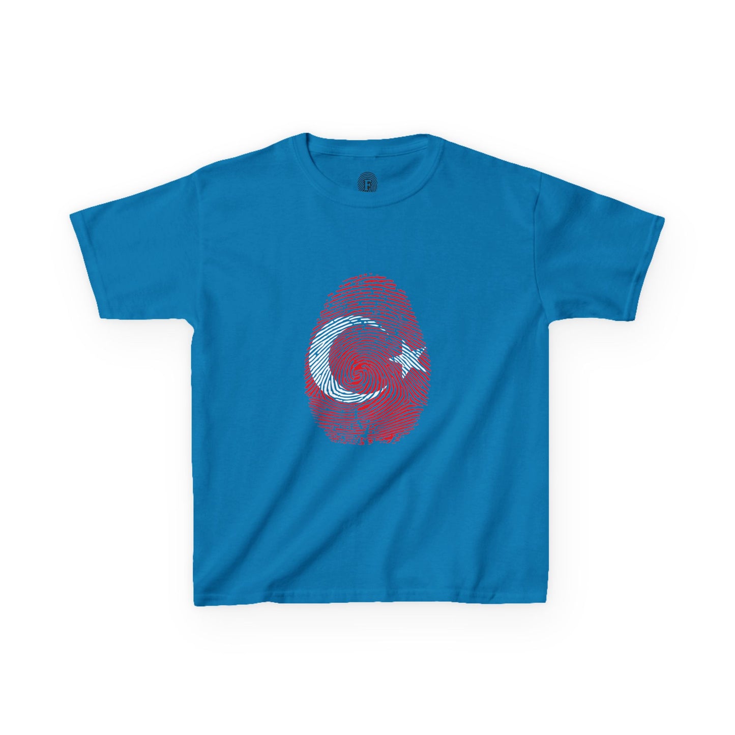 TURKIYE Fingerprint flag Soccer World Cup Fan T-Shirt (KIDS - UNISEX)