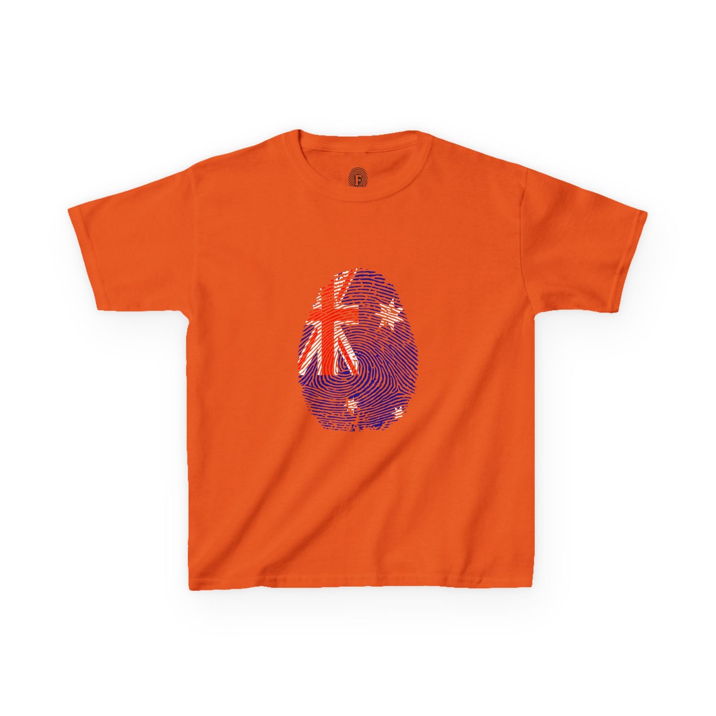 AUSTRALIA Fingerprint flag Soccer World Cup Fan T-Shirt (KIDS - UNISEX)