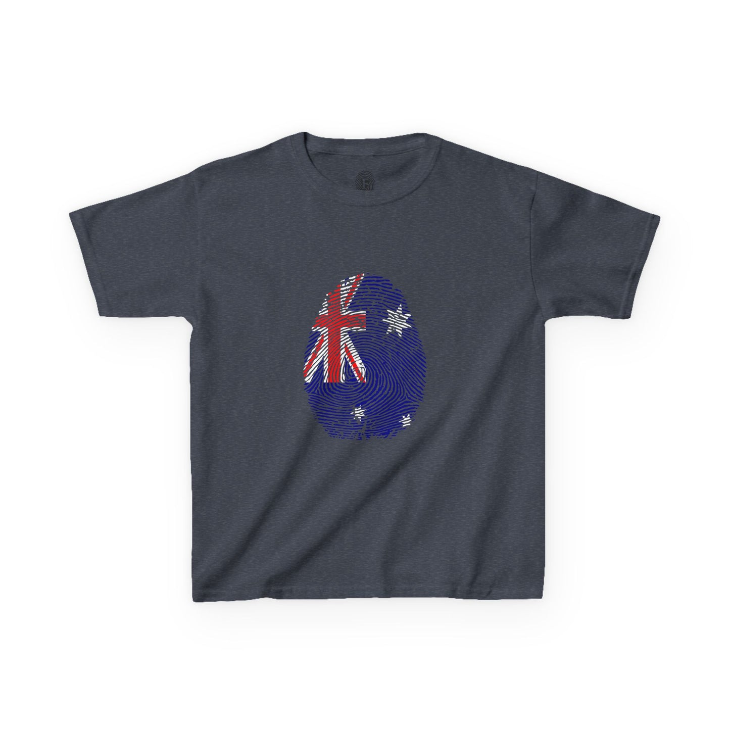 AUSTRALIA Fingerprint flag Soccer World Cup Fan T-Shirt (KIDS - UNISEX)