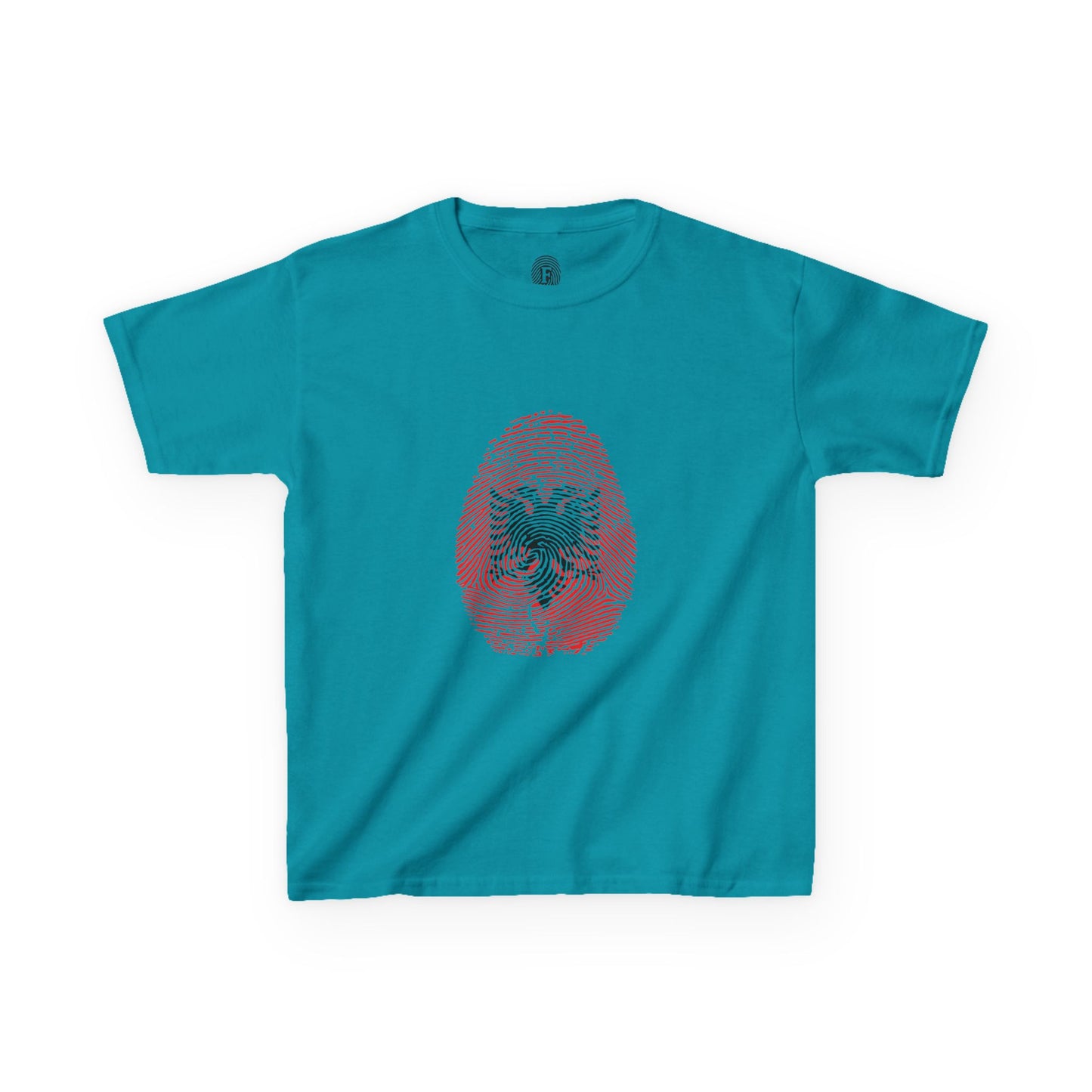 ALBANIA Fingerprint flag Soccer World Cup Fan T-Shirt (KIDS - UNISEX)