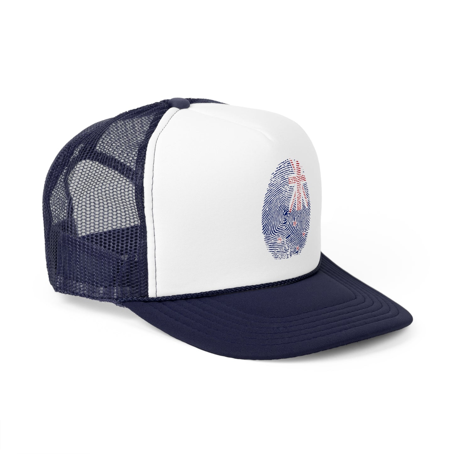NEW ZEALAND Fingerprint flag Soccer World Cup Fan Hat (UNISEX)
