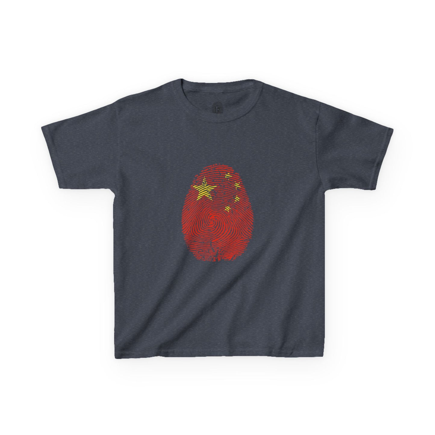 CHINA Fingerprint flag Soccer World Cup Fan T-Shirt (KIDS - UNISEX)