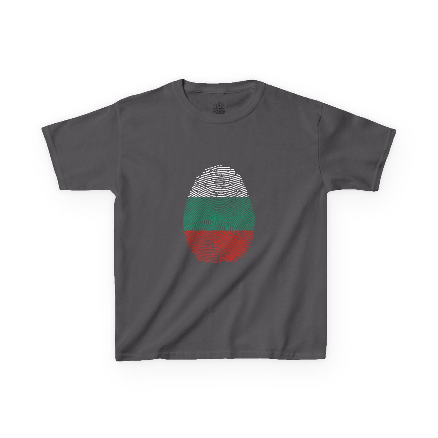 BULGARIA Fingerprint flag Soccer World Cup Fan T-Shirt (KIDS - UNISEX)