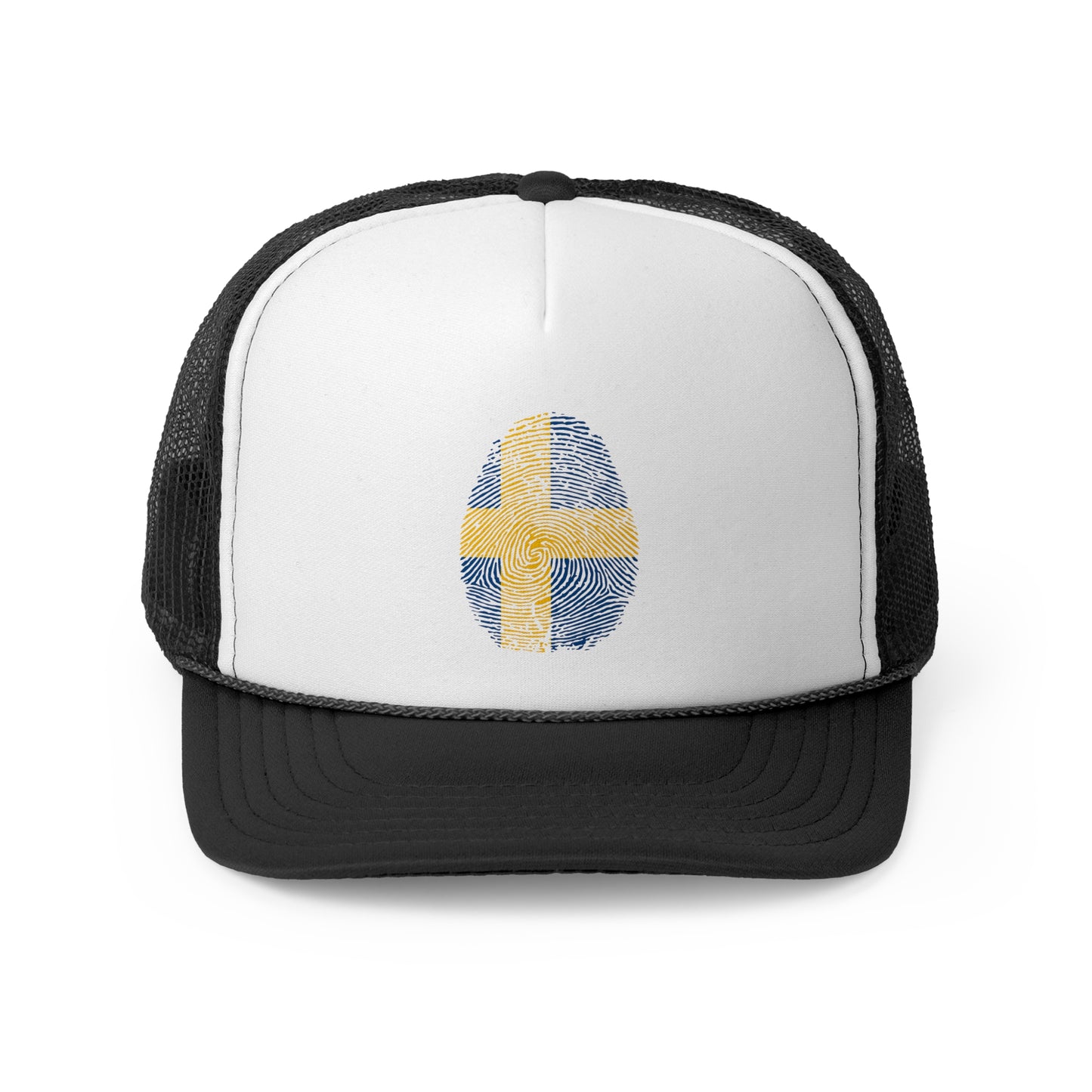 SWEEDEN Fingerprint flag Soccer World Cup Fan Hat (UNISEX)