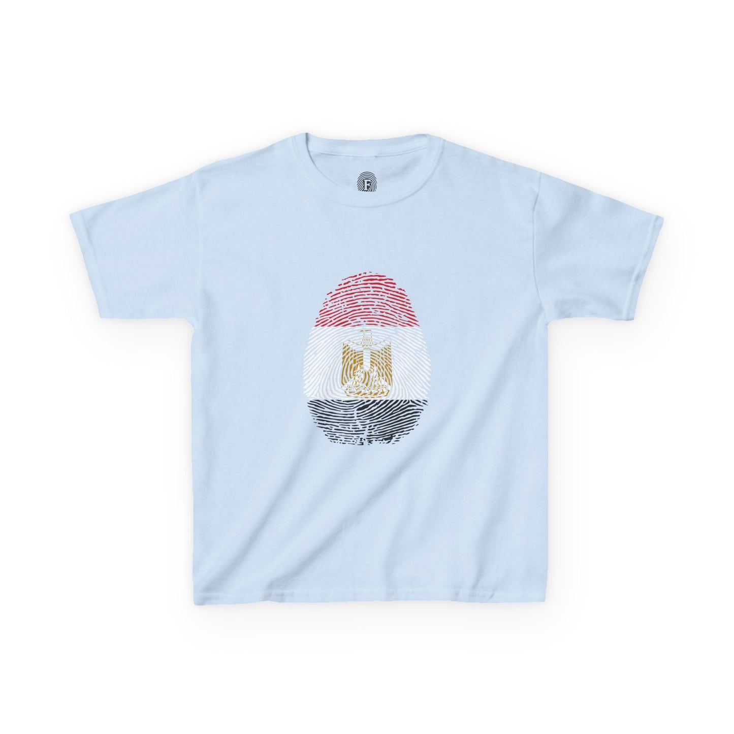 EGYPT Fingerprint flag Soccer World Cup Fan T-Shirt (KIDS - UNISEX)