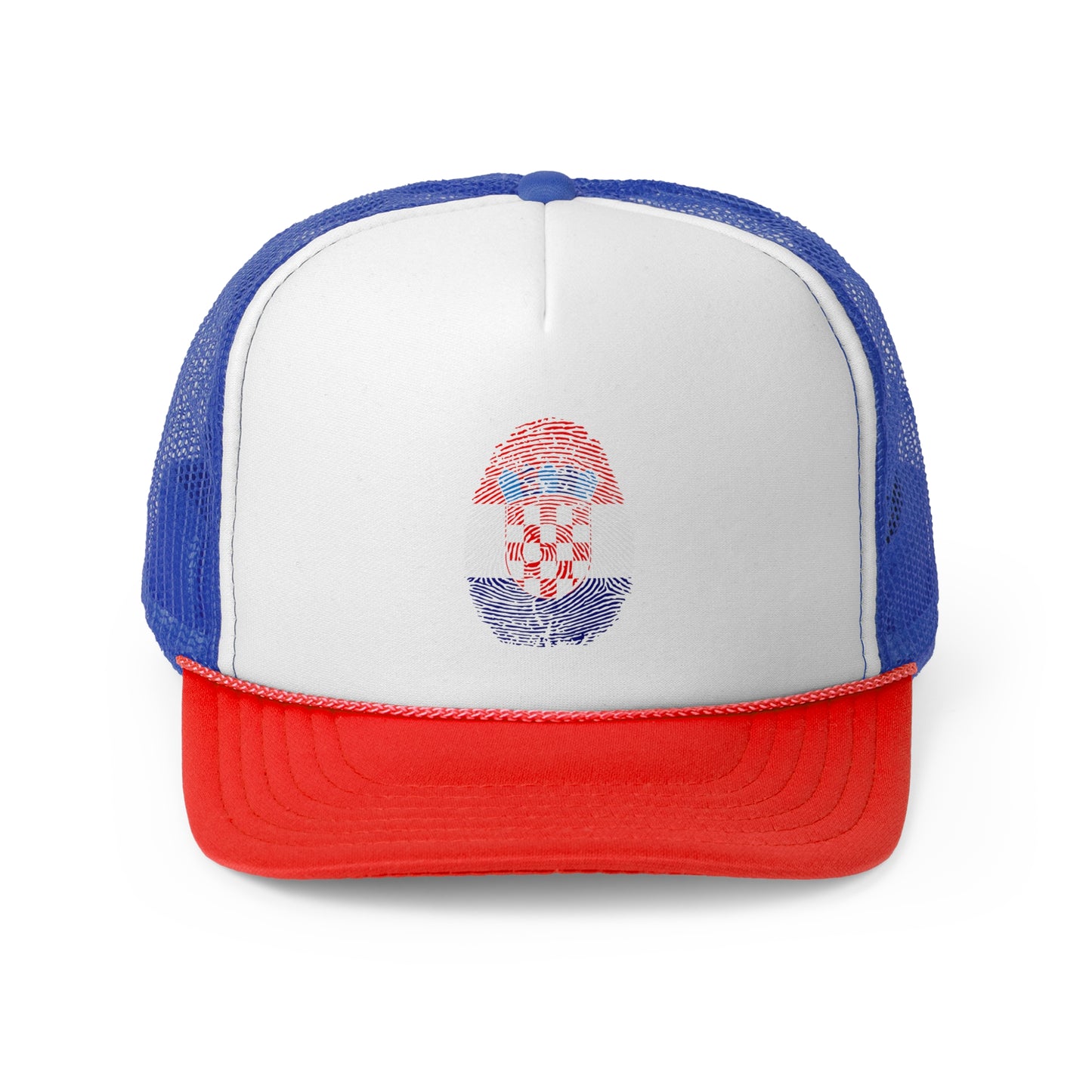 CROATIA Fingerprint flag Soccer World Cup Fan Hat (UNISEX)