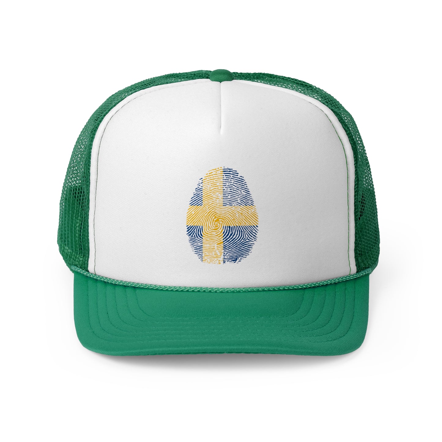 SWEEDEN Fingerprint flag Soccer World Cup Fan Hat (UNISEX)