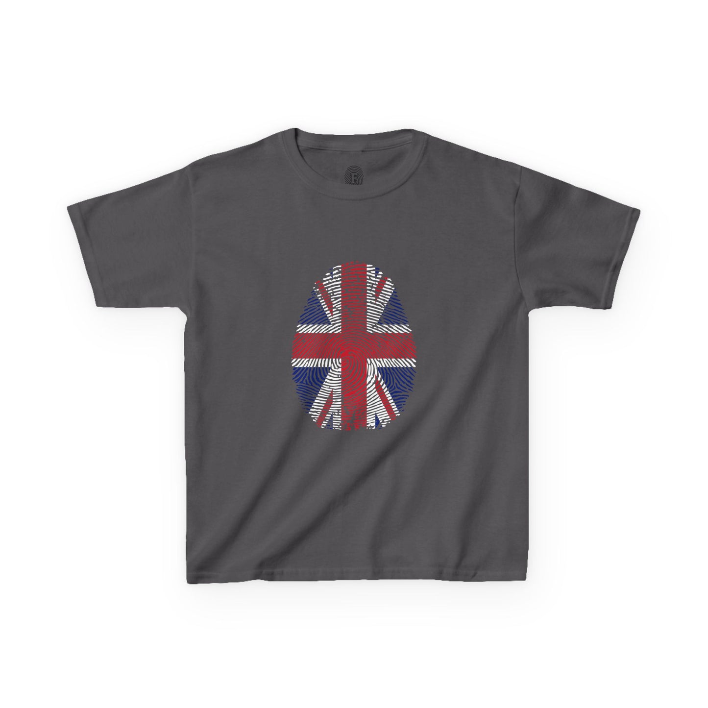 UK Fingerprint flag Soccer World Cup Fan T-Shirt (KIDS - UNISEX)