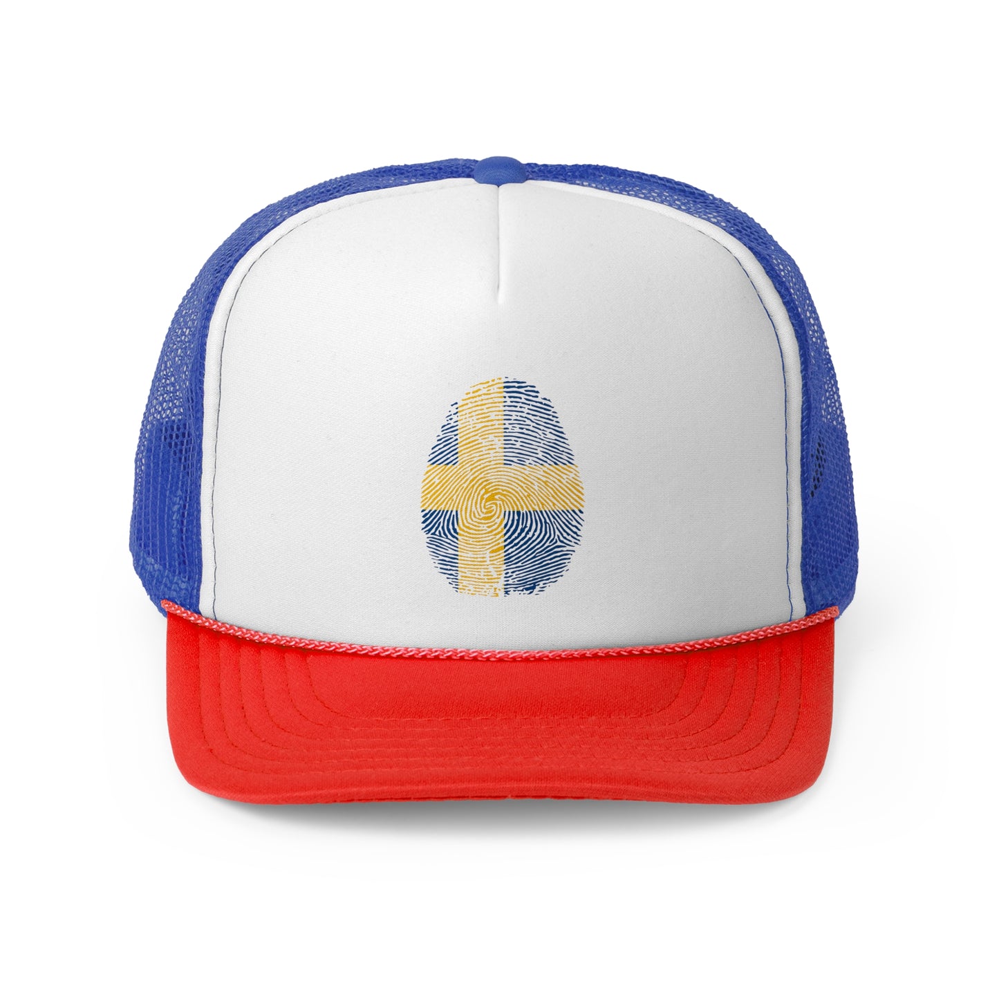 SWEEDEN Fingerprint flag Soccer World Cup Fan Hat (UNISEX)