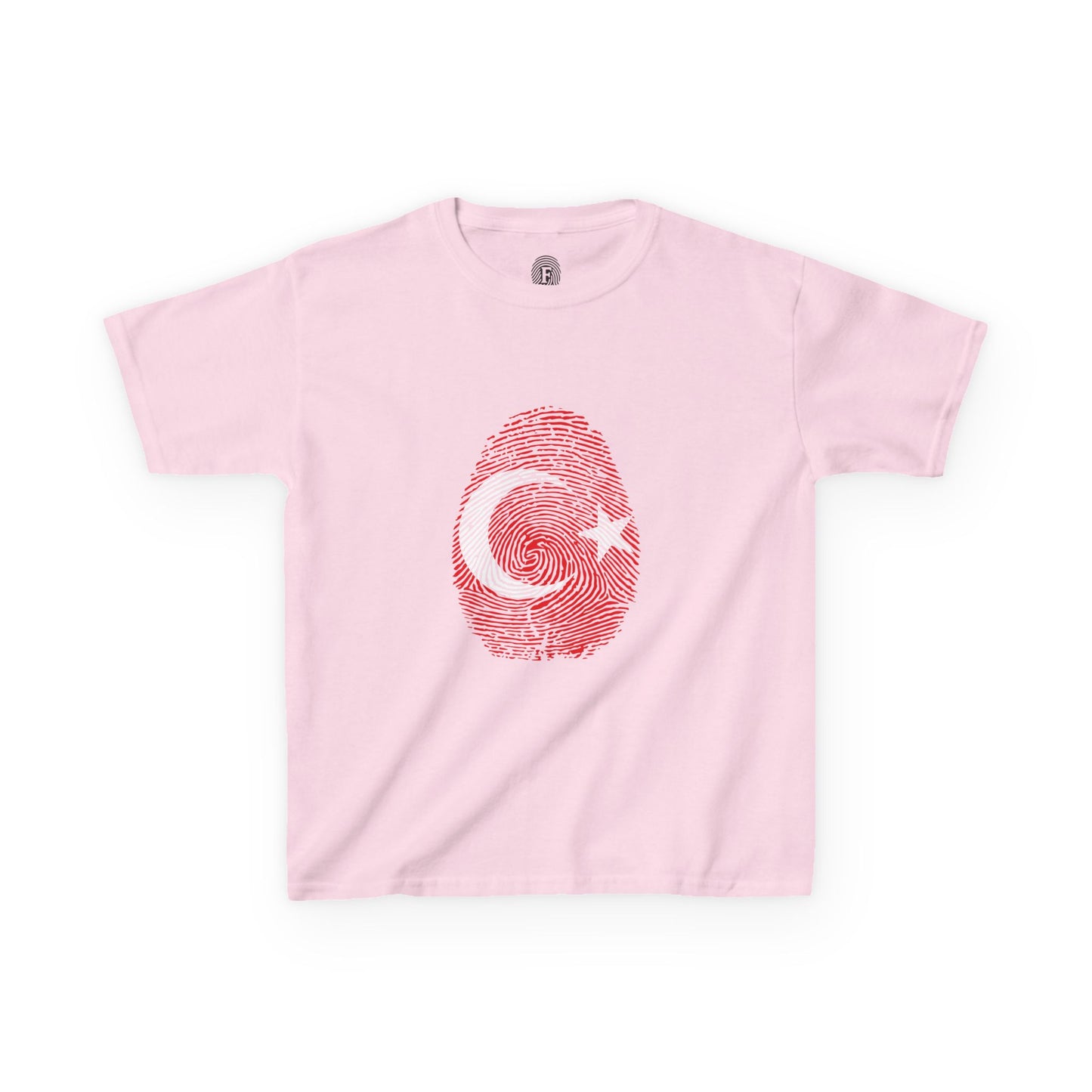 TURKIYE Fingerprint flag Soccer World Cup Fan T-Shirt (KIDS - UNISEX)