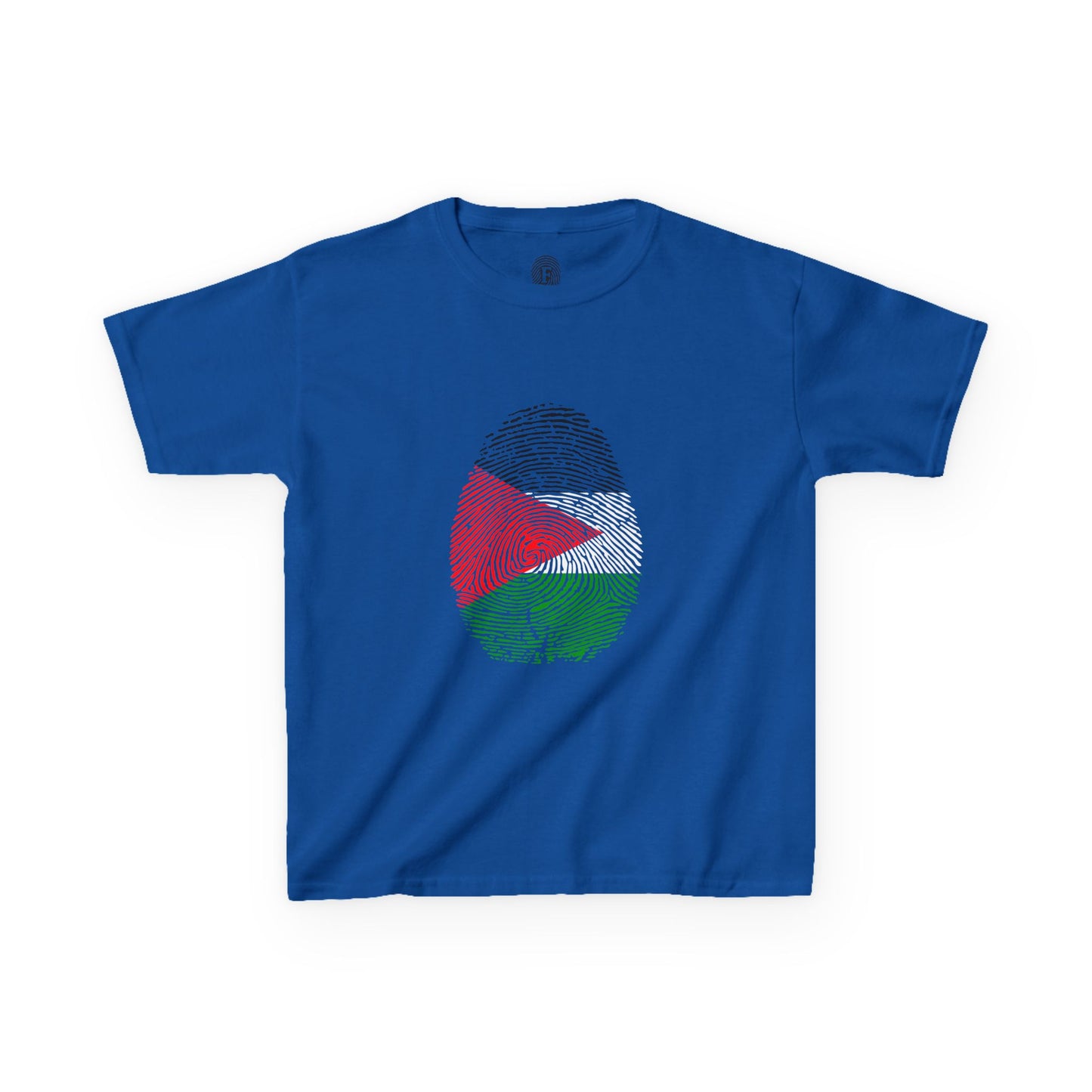 PALESTINE Fingerprint flag Soccer World Cup Fan T-Shirt (KIDS - UNISEX)
