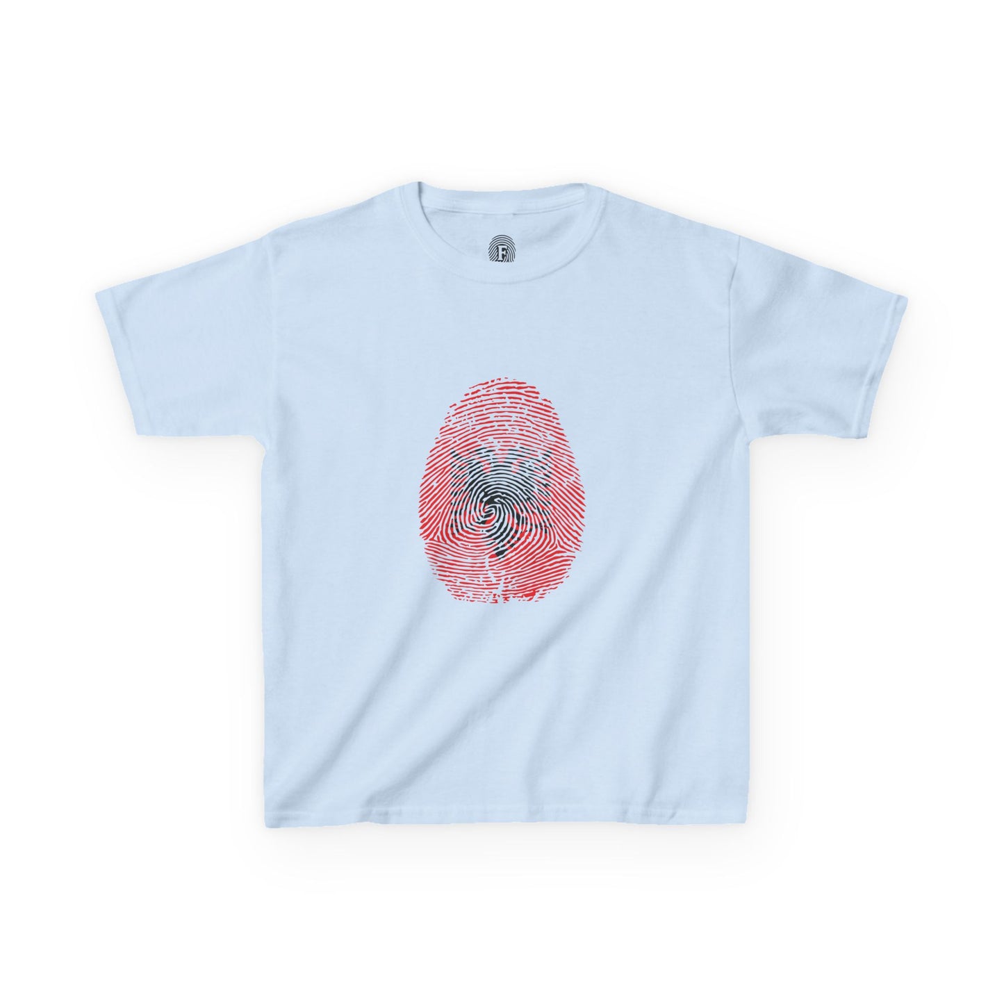 ALBANIA Fingerprint flag Soccer World Cup Fan T-Shirt (KIDS - UNISEX)