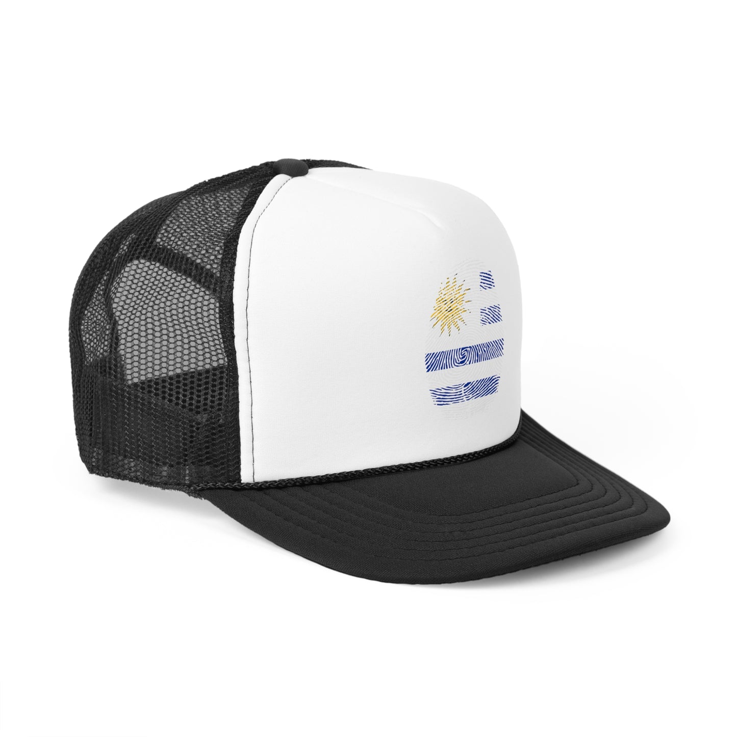 URUGUAY Fingerprint flag Soccer World Cup Fan Hat (UNISEX)