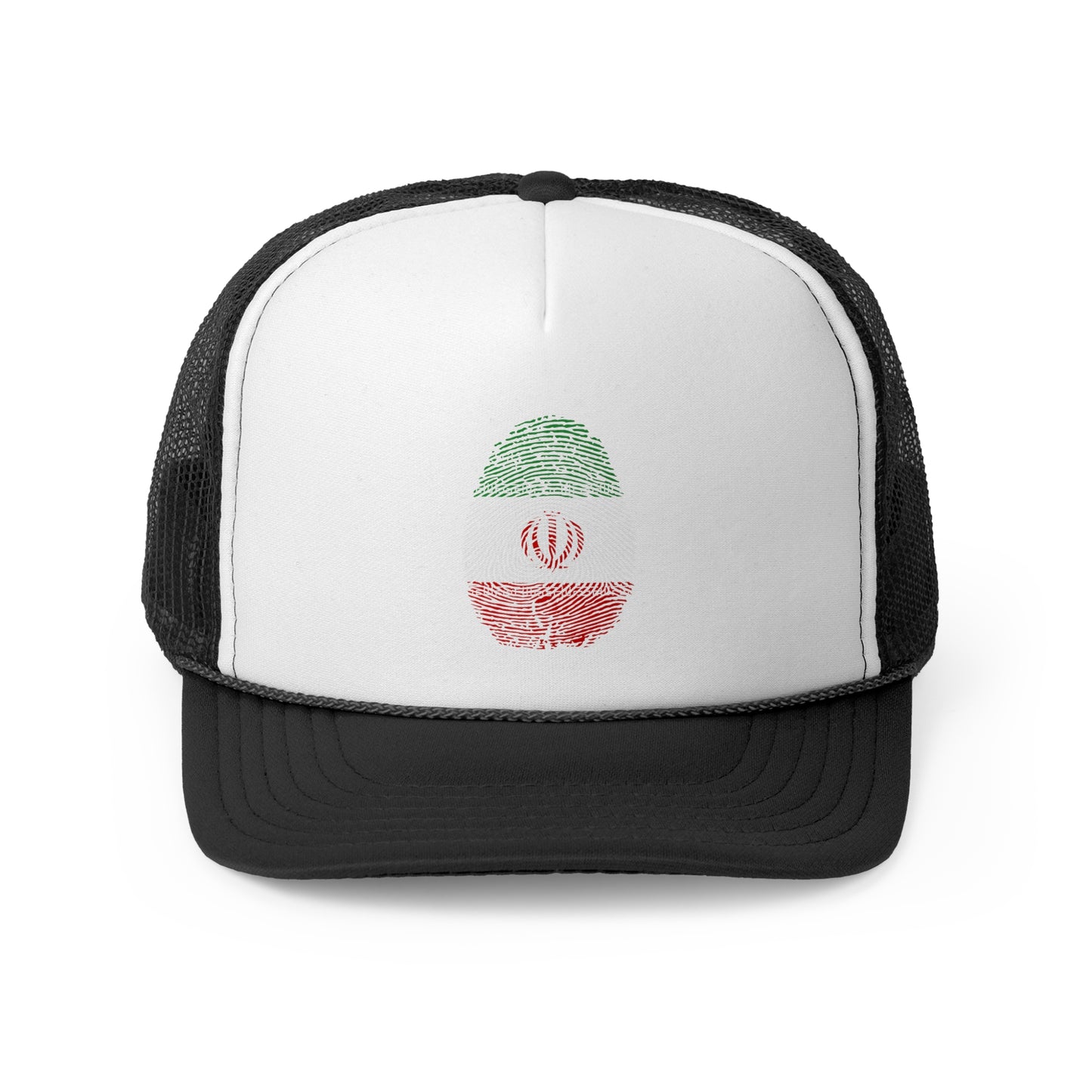 IRAN (I.R) Fingerprint flag Soccer World Cup Fan Hat (UNISEX)