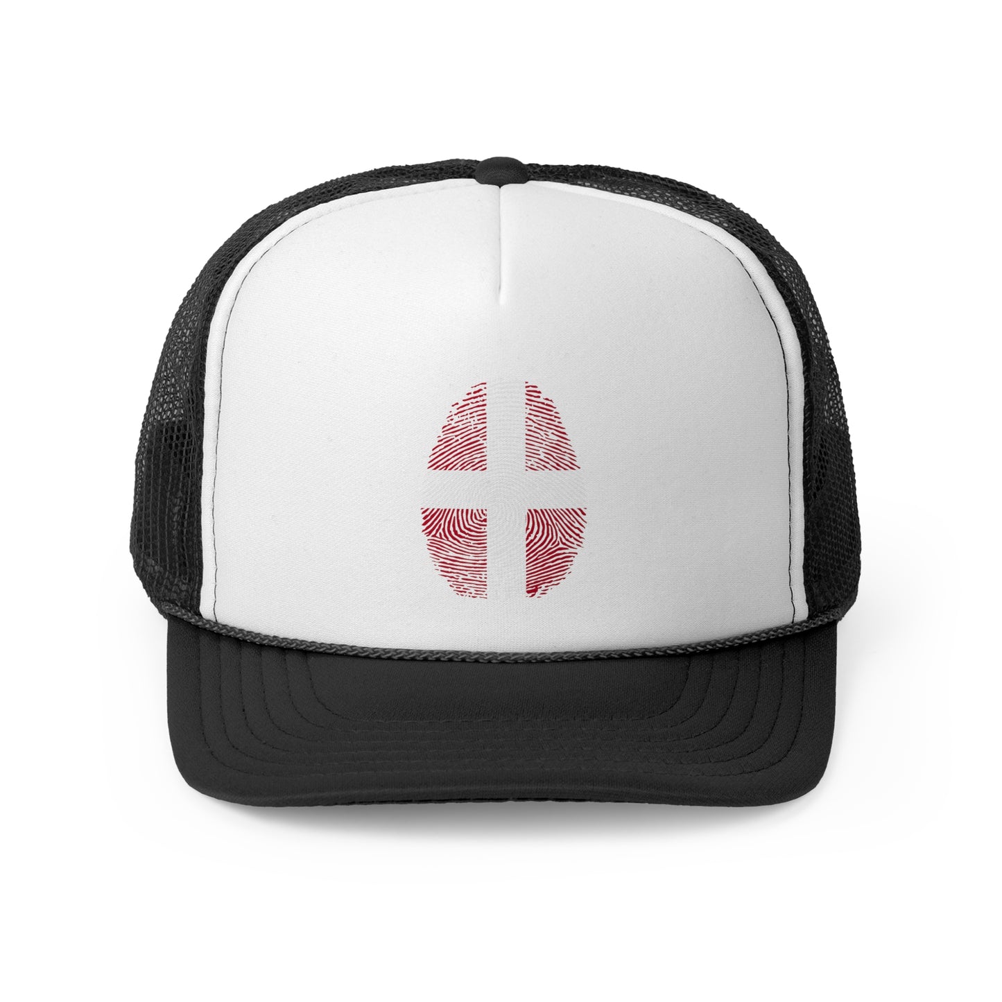 DENMARK Fingerprint flag Soccer World Cup Fan Hat (UNISEX)