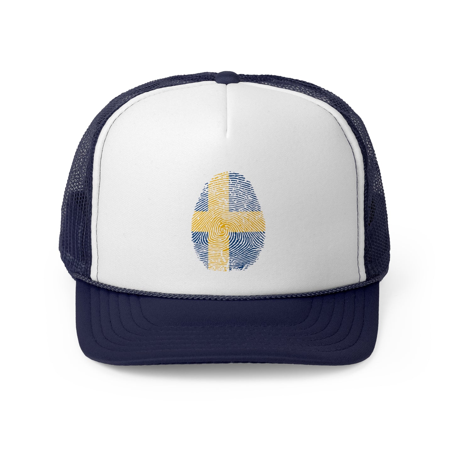 SWEEDEN Fingerprint flag Soccer World Cup Fan Hat (UNISEX)